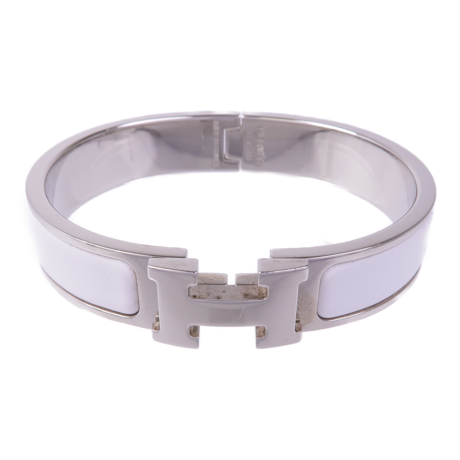 HERMES 金屬/琺瑯Clic-H Bracelet手鐲