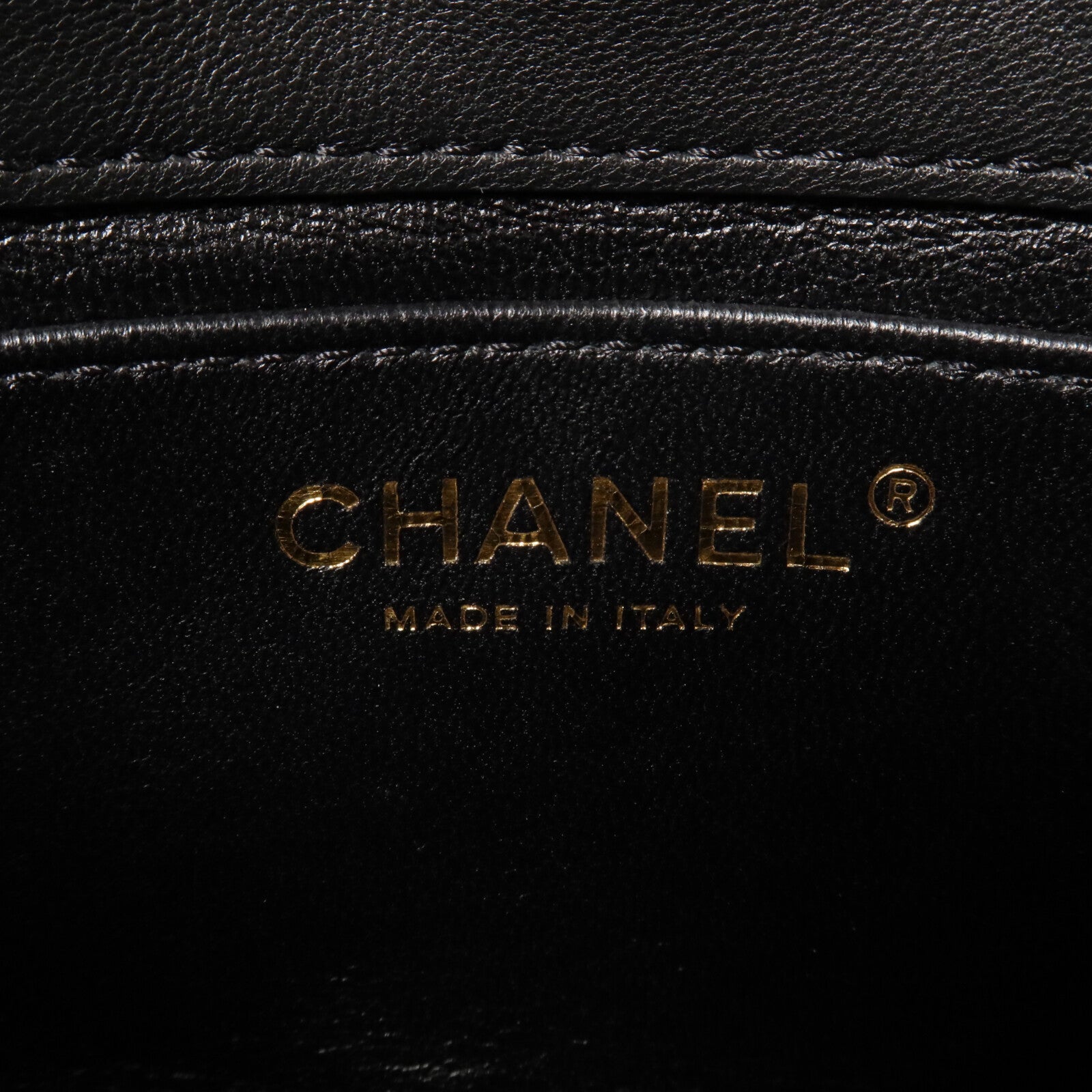 CHANEL 羊皮皮革Mini Flap Bag With Top Handle鏈帶手挽肩背兩用袋