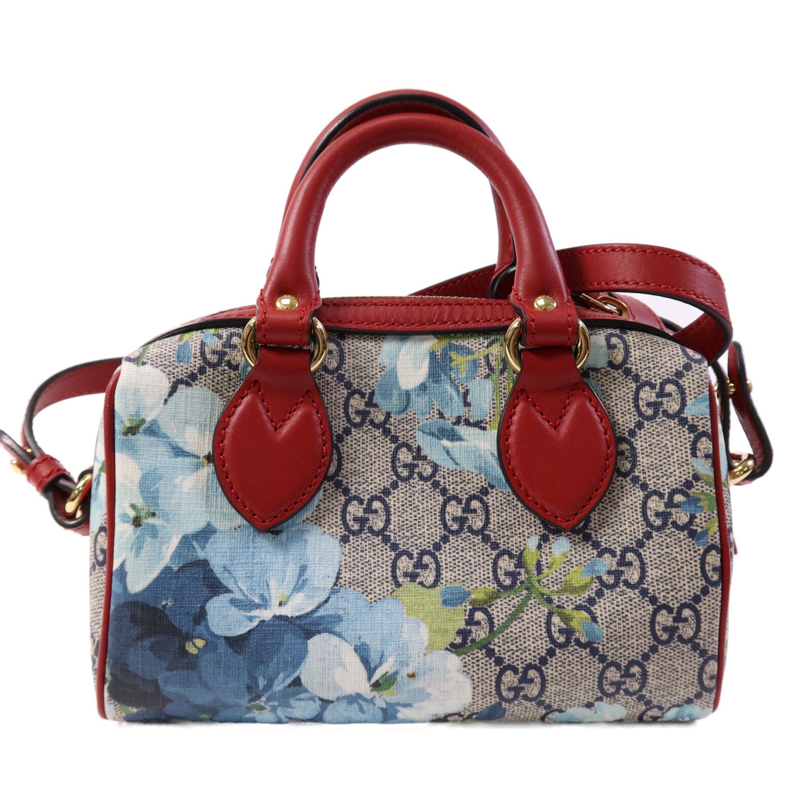 GUCCI 【激減優惠】塗層帆布Mini Boston Bag金扣手挽肩背兩用袋