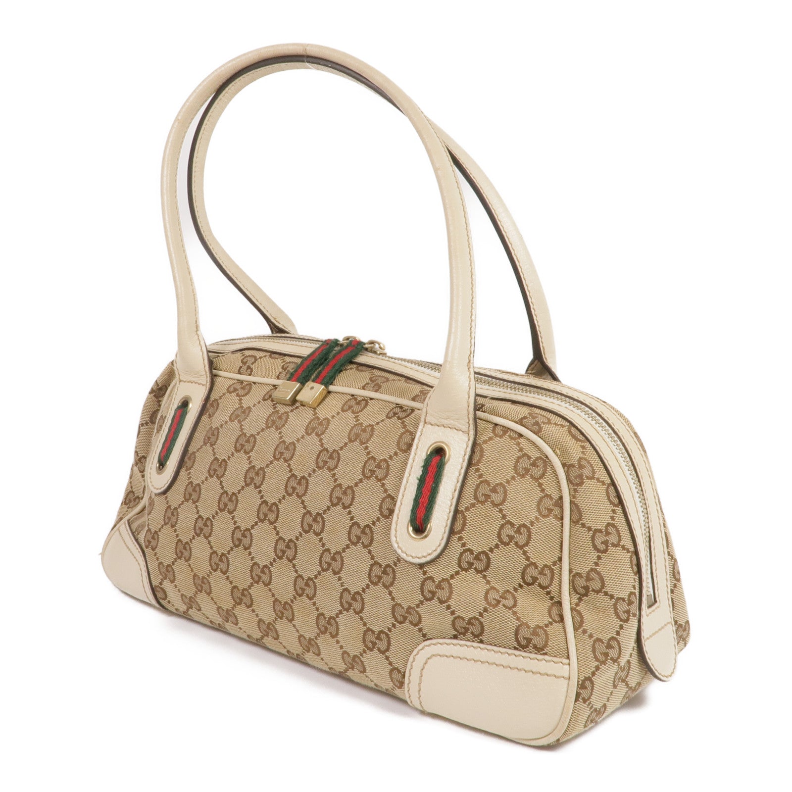 GUCCI 帆布Princy金扣肩背袋/手挽袋