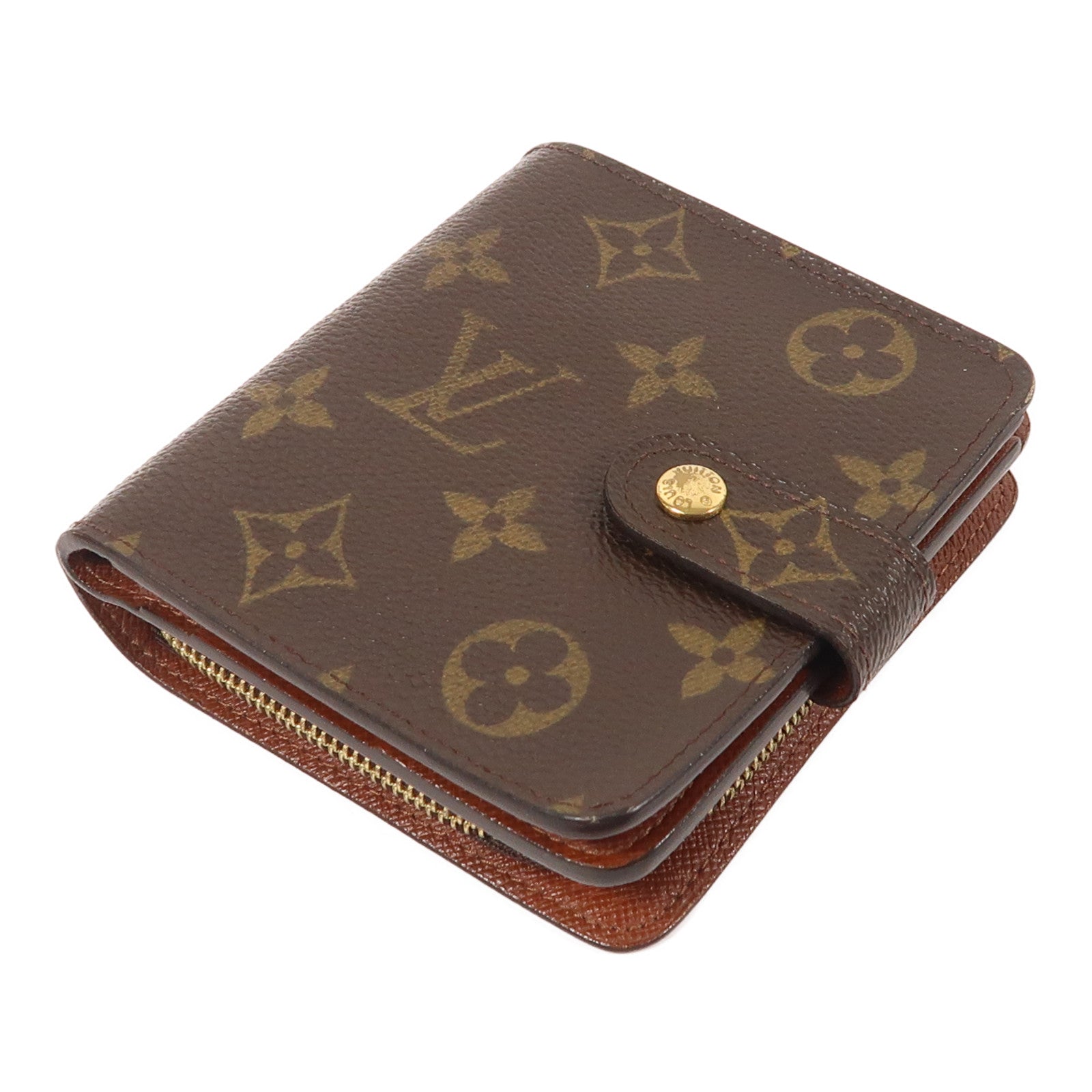 LOUIS VUITTON Monogram Wallet金扣錢包