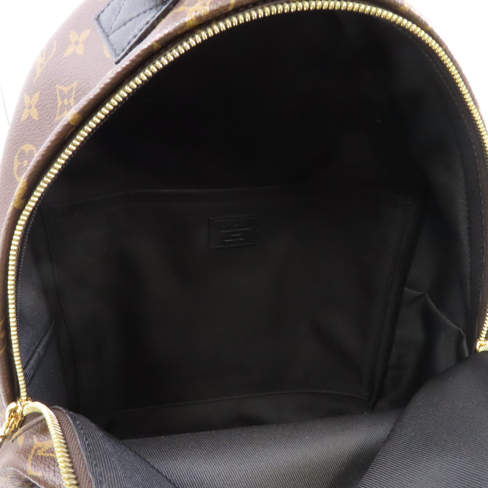 LOUIS VUITTON 【激減優惠】Monogram Macassar Palm Spring MM金扣背包棕色