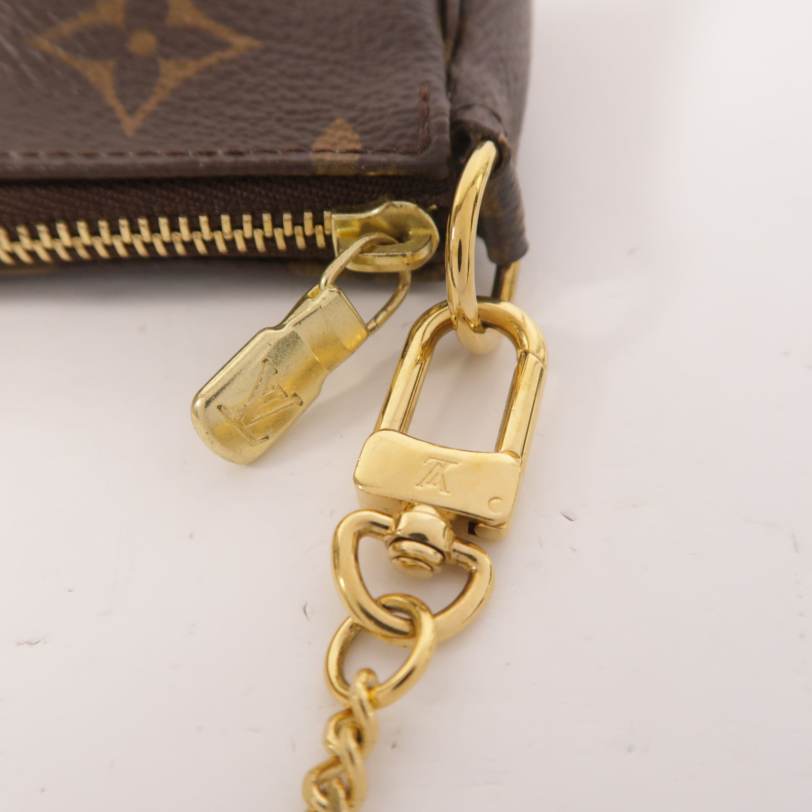 LOUIS VUITTON Monogram Mini Pochette Accessoires手挽袋