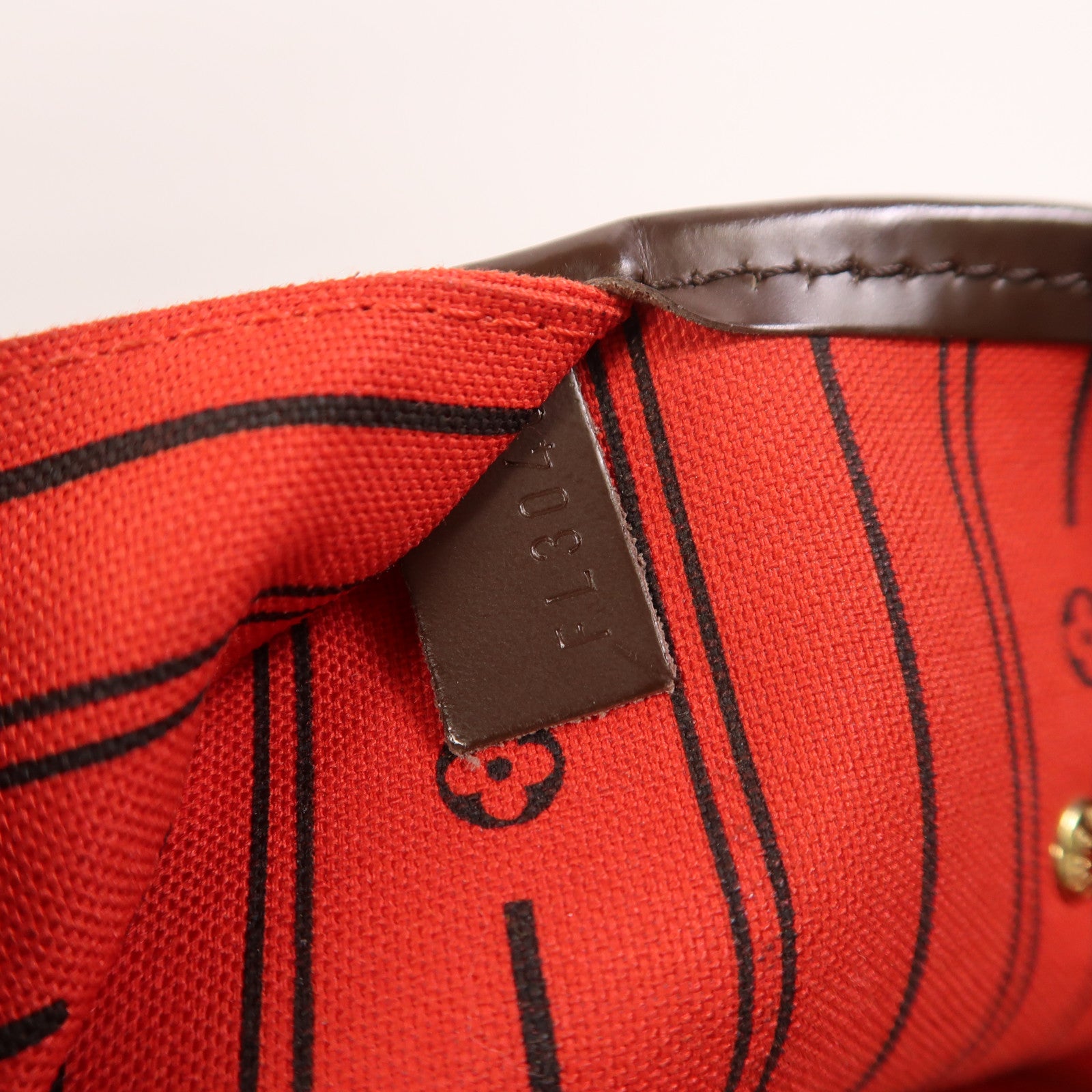 LOUIS VUITTON Damier Neverfull GM金扣肩背袋棕色