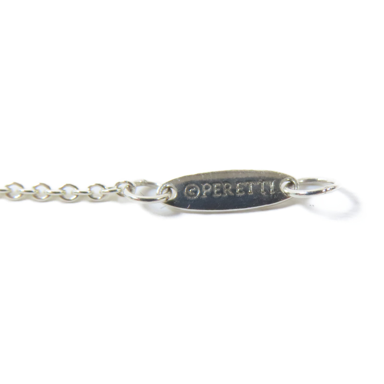 TIFFANY＆CO 純銀Elsa Peretti K Necklace項鍊#40cm