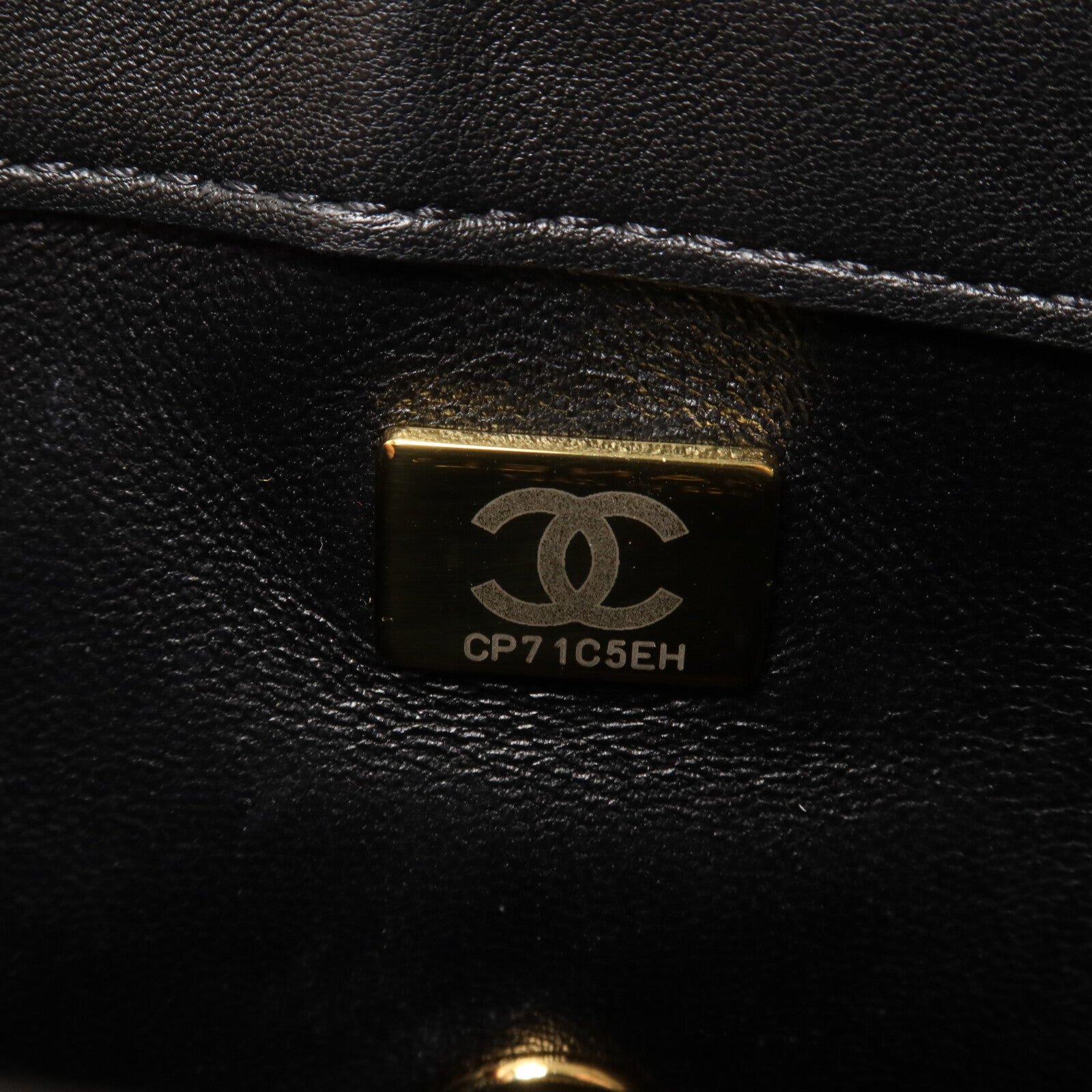 CHANEL 羊皮皮革Mini Flap Bag With Top Handle鏈帶手挽肩背兩用袋