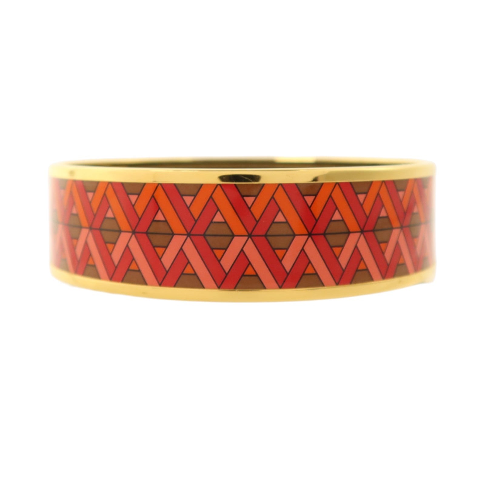 HERMES 金屬/琺瑯Cartes a Jouer Bangle手鐲