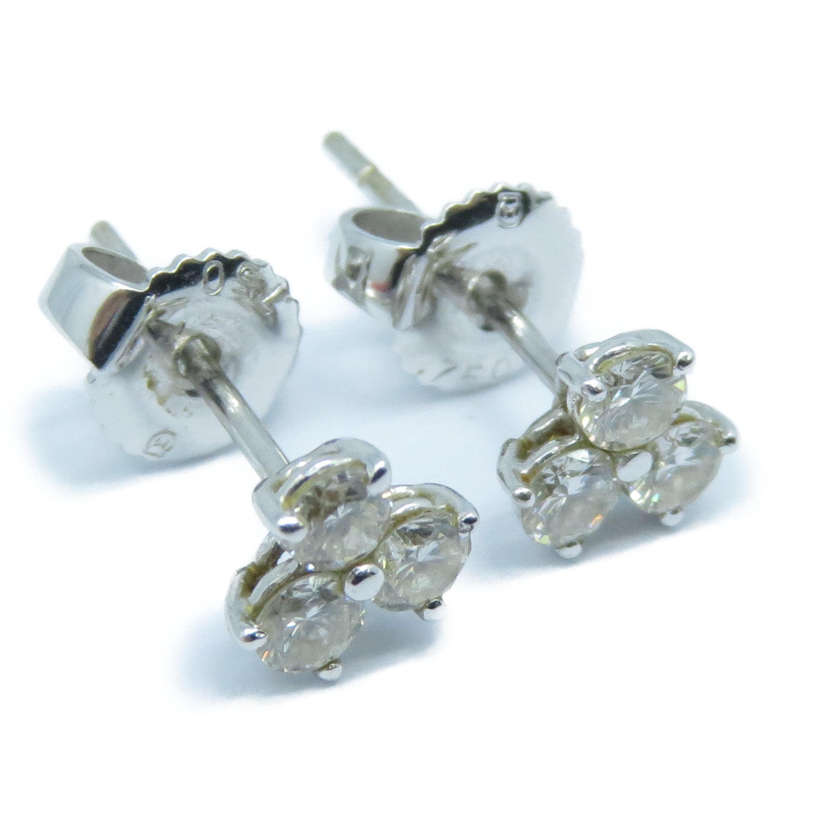 JEWELRY 【激減優惠】18K白金Diamond Earrings鑽石耳環