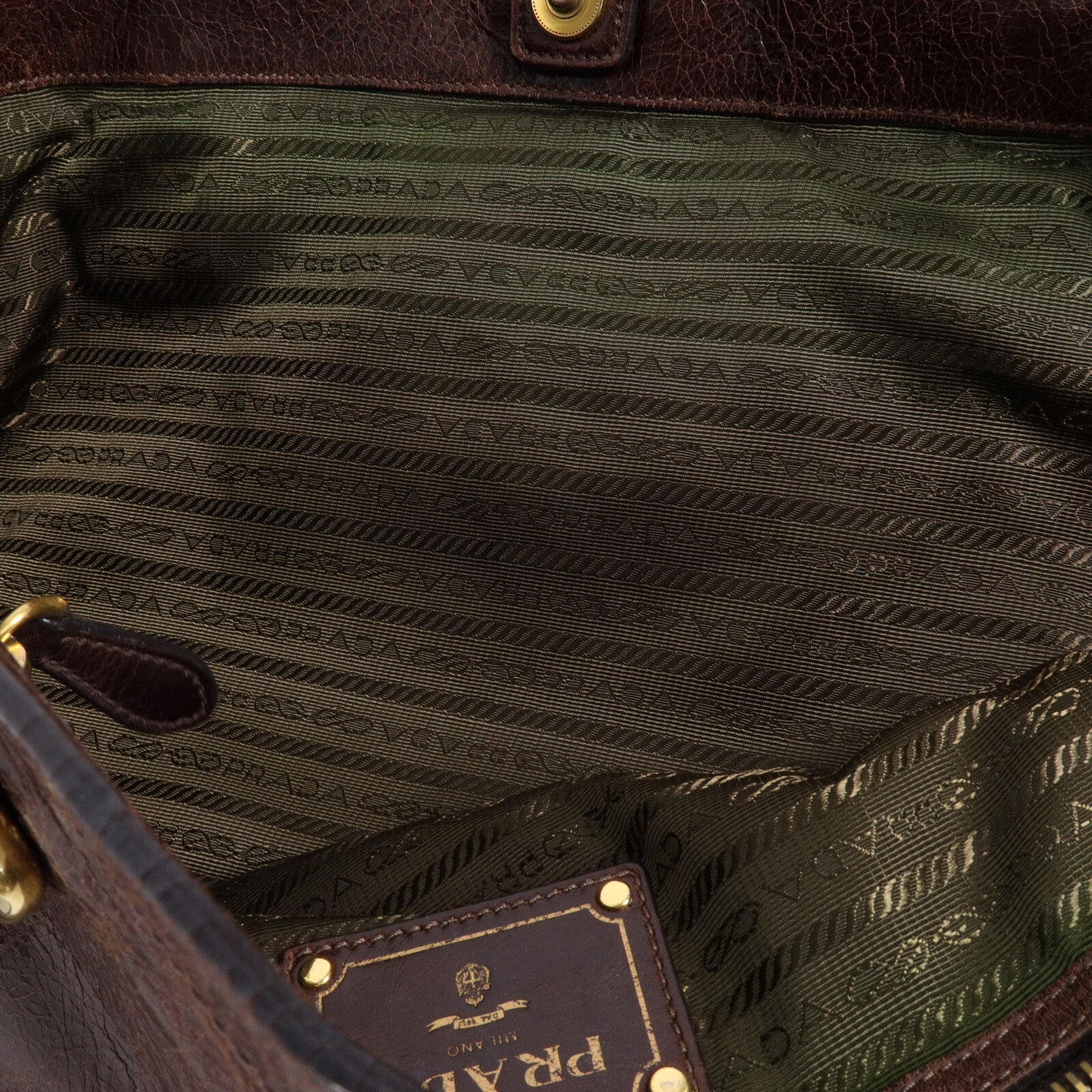 PRADA 牛皮皮革Handbag/Tote Bag手挽袋