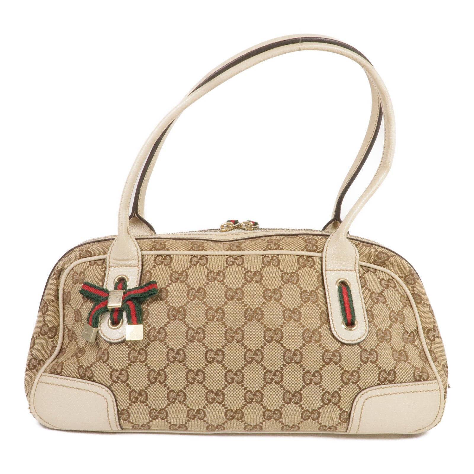 GUCCI 帆布Princy金扣肩背袋/手挽袋