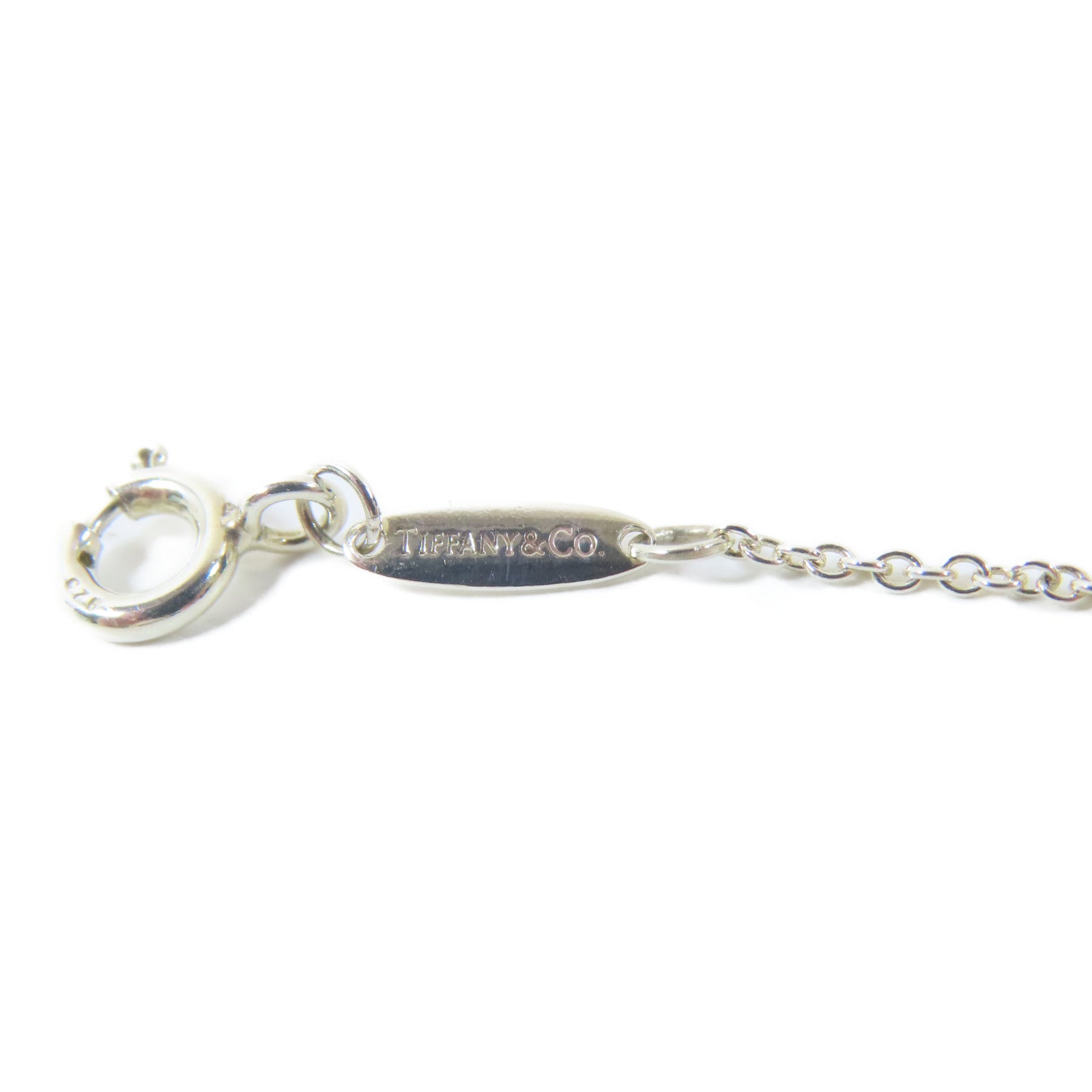 TIFFANY＆CO 純銀Elsa Peretti K Necklace項鍊#40cm