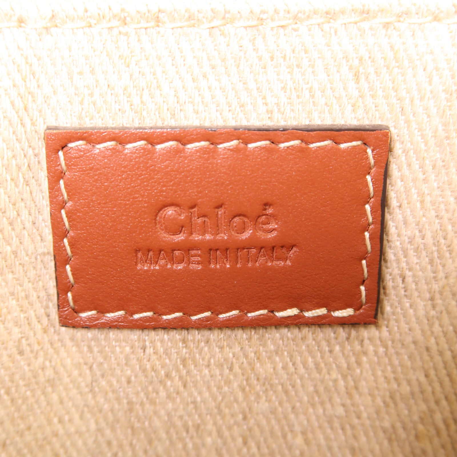 Chloe 帆布Woody Tote Bag Medium肩背袋/手挽袋