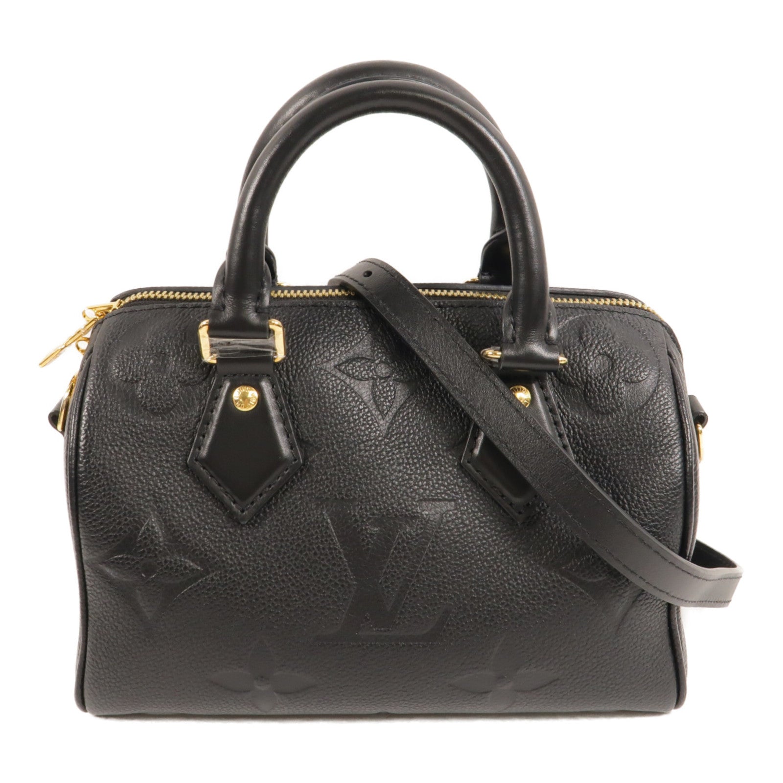 LOUIS VUITTON Monogram Empreinte Speedy Bandouliere 20手挽肩背兩用袋