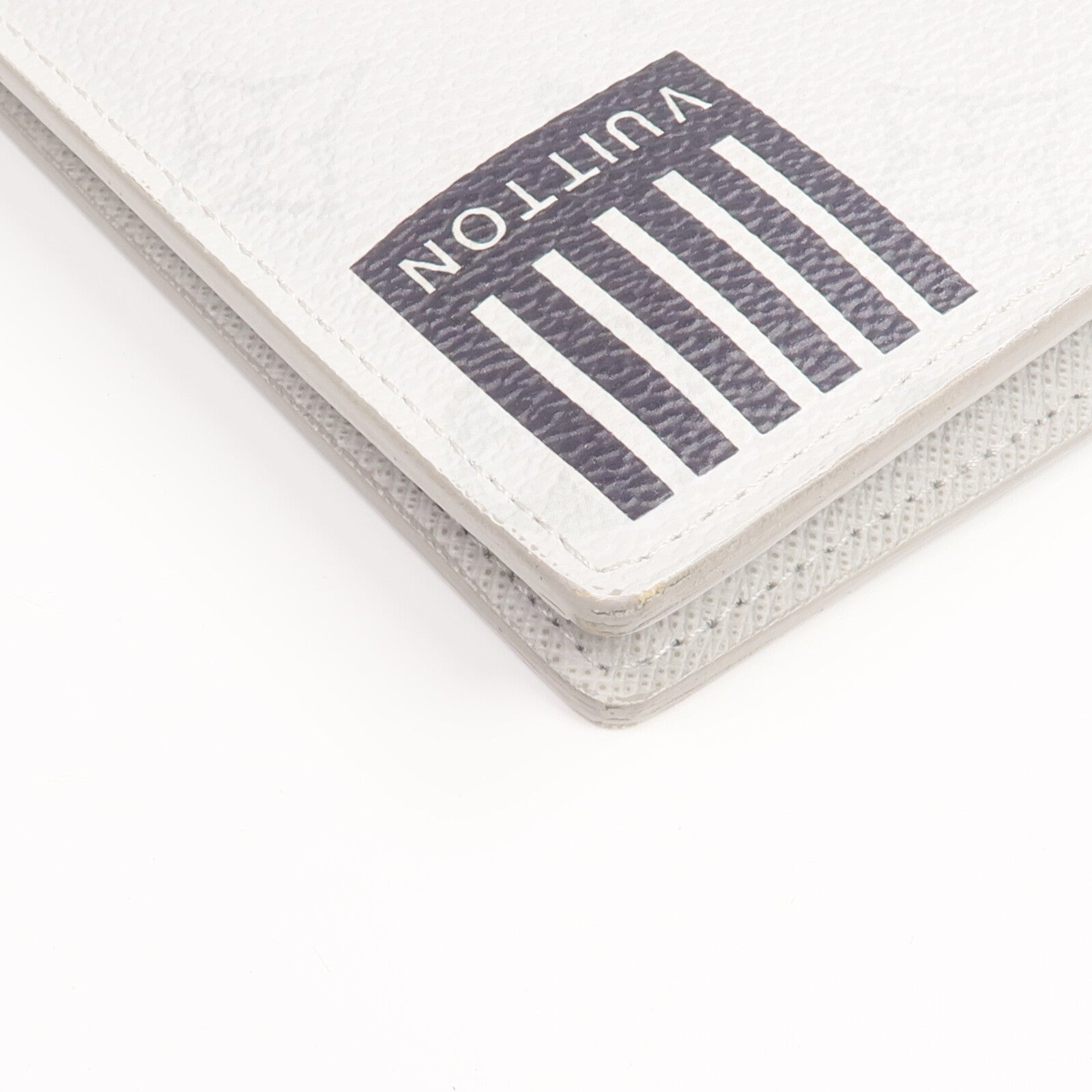 LOUIS VUITTON Monogram Logo Story Portefeuille Brazza Wallet銀扣長錢包