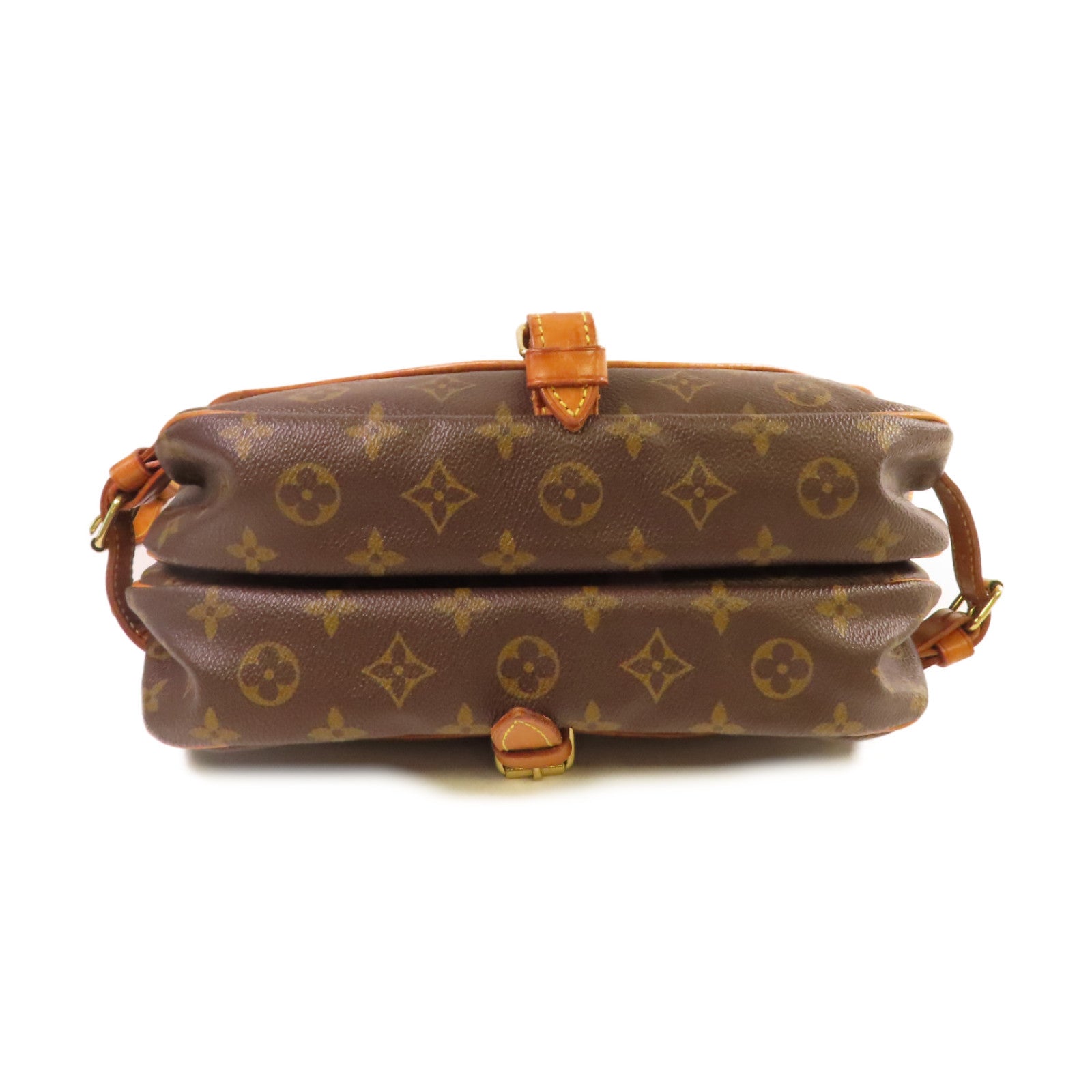 LOUIS VUITTON Monogram Saumur 30 Shoulder Bag金扣肩背袋啡色