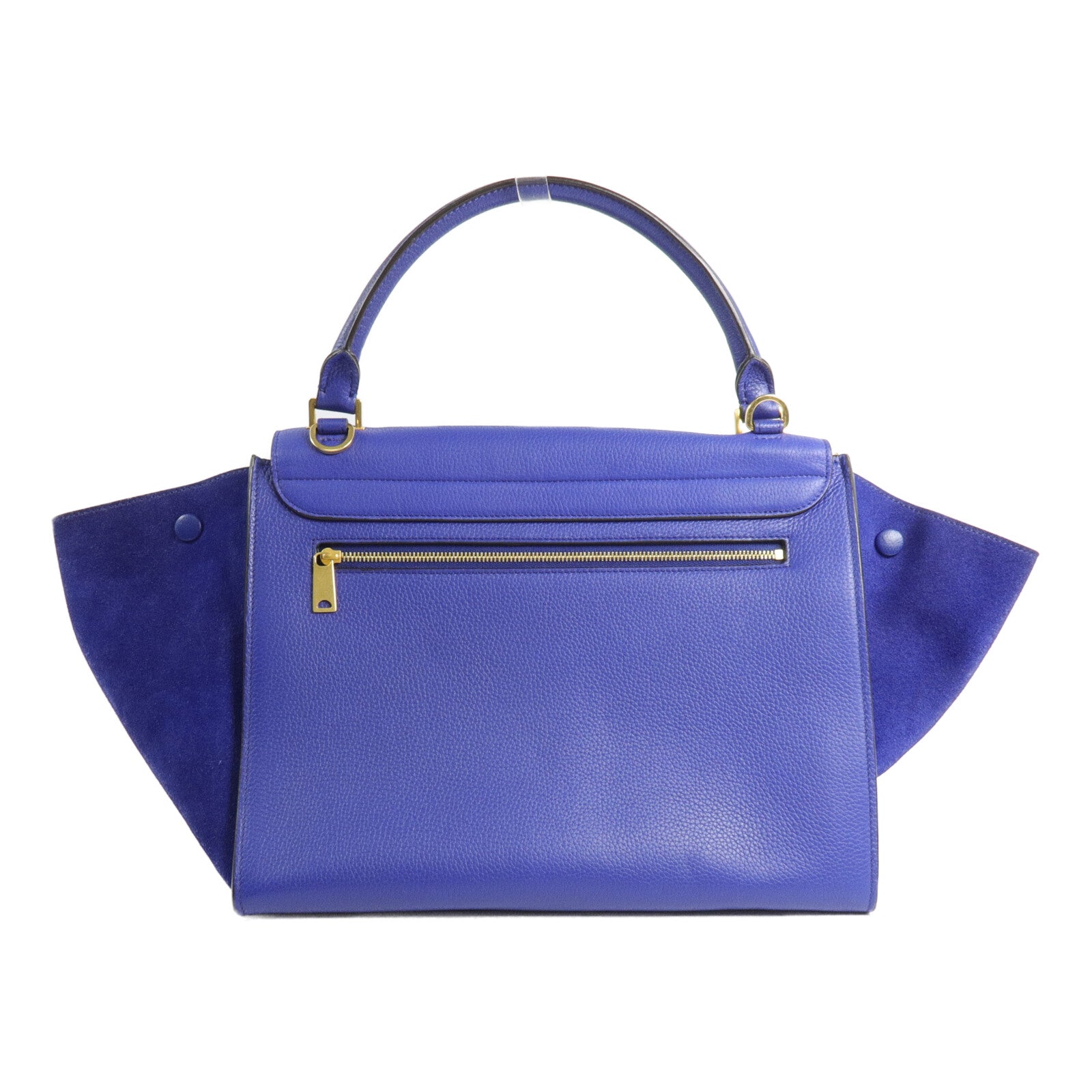 CELINE 牛皮皮革/麂皮皮革Trapeze Medium手挽肩背兩用袋