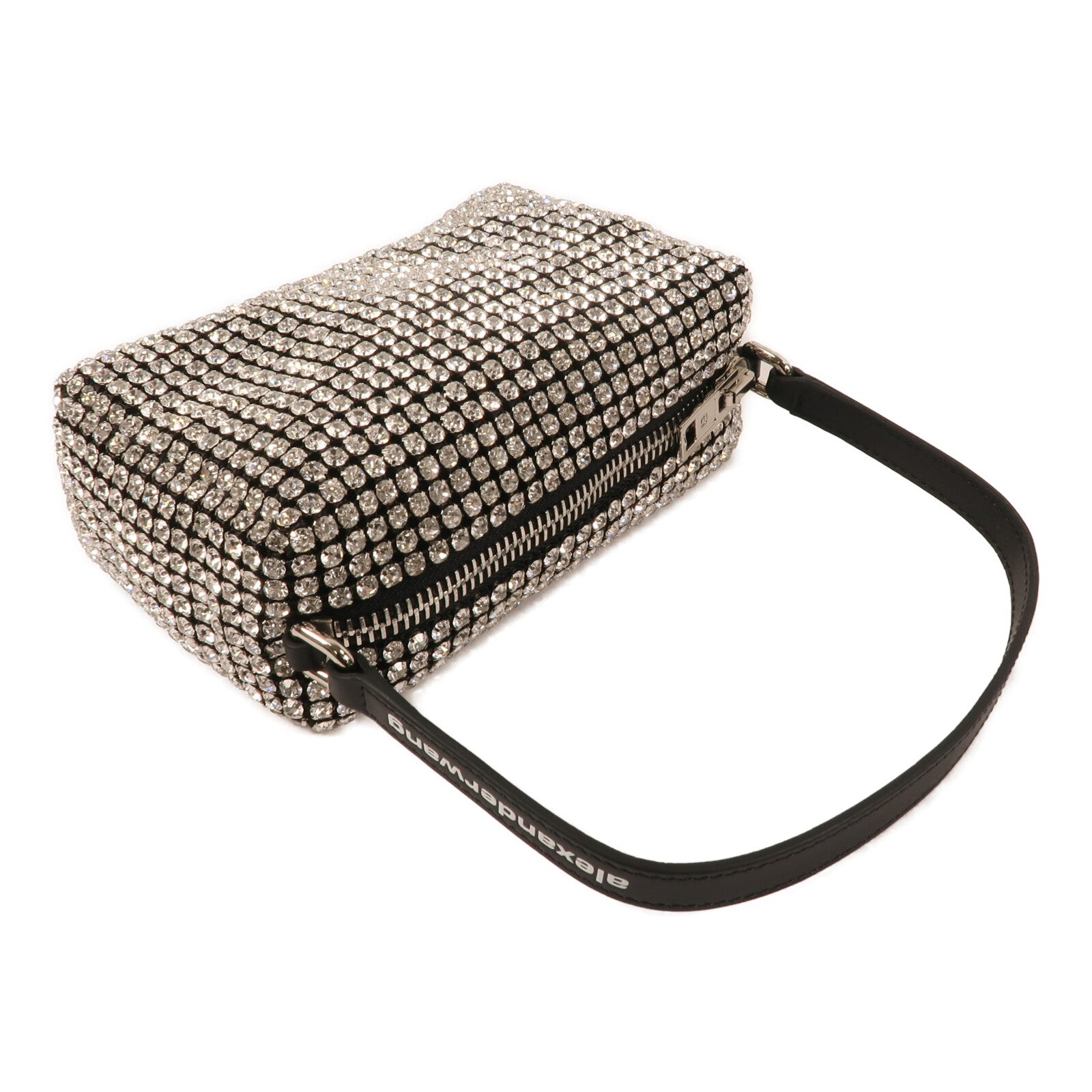 Alexander Wang 水晶Alexander Wang Heiress Crystal Bag銀扣手挽袋