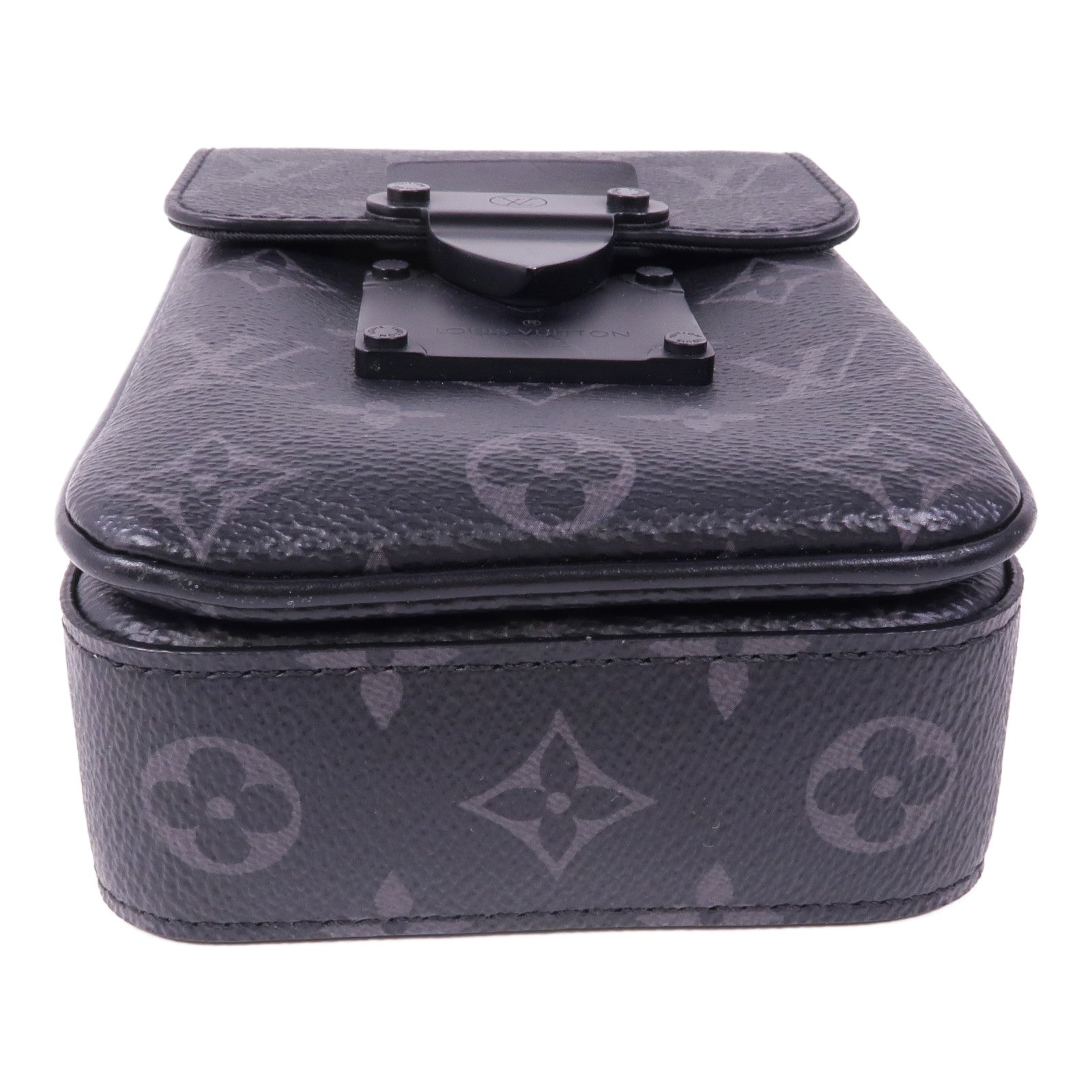 LOUIS VUITTON Monogram Eclipse S-Lock肩背袋