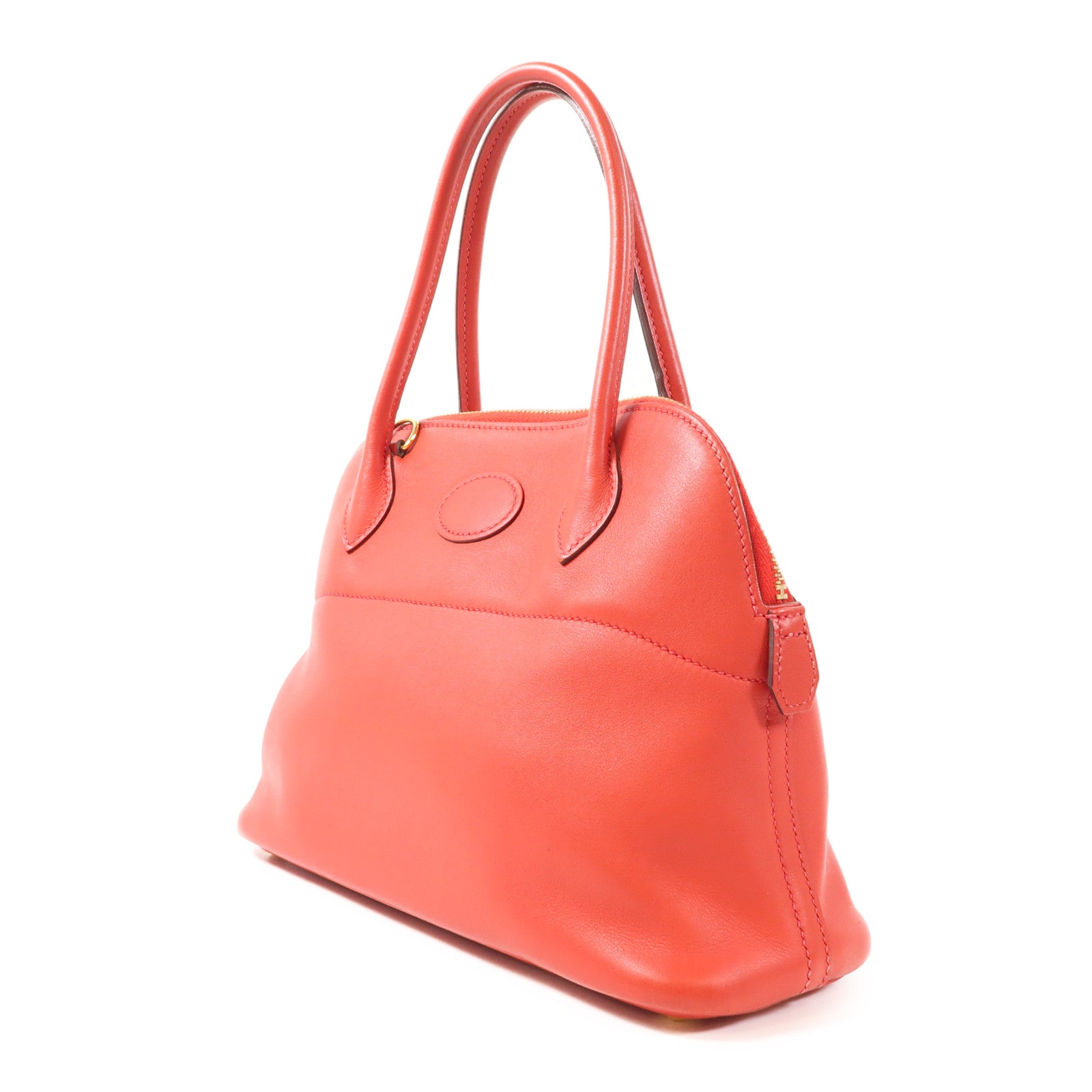 HERMES Swift皮革Bolide 27金扣手挽肩背兩用袋