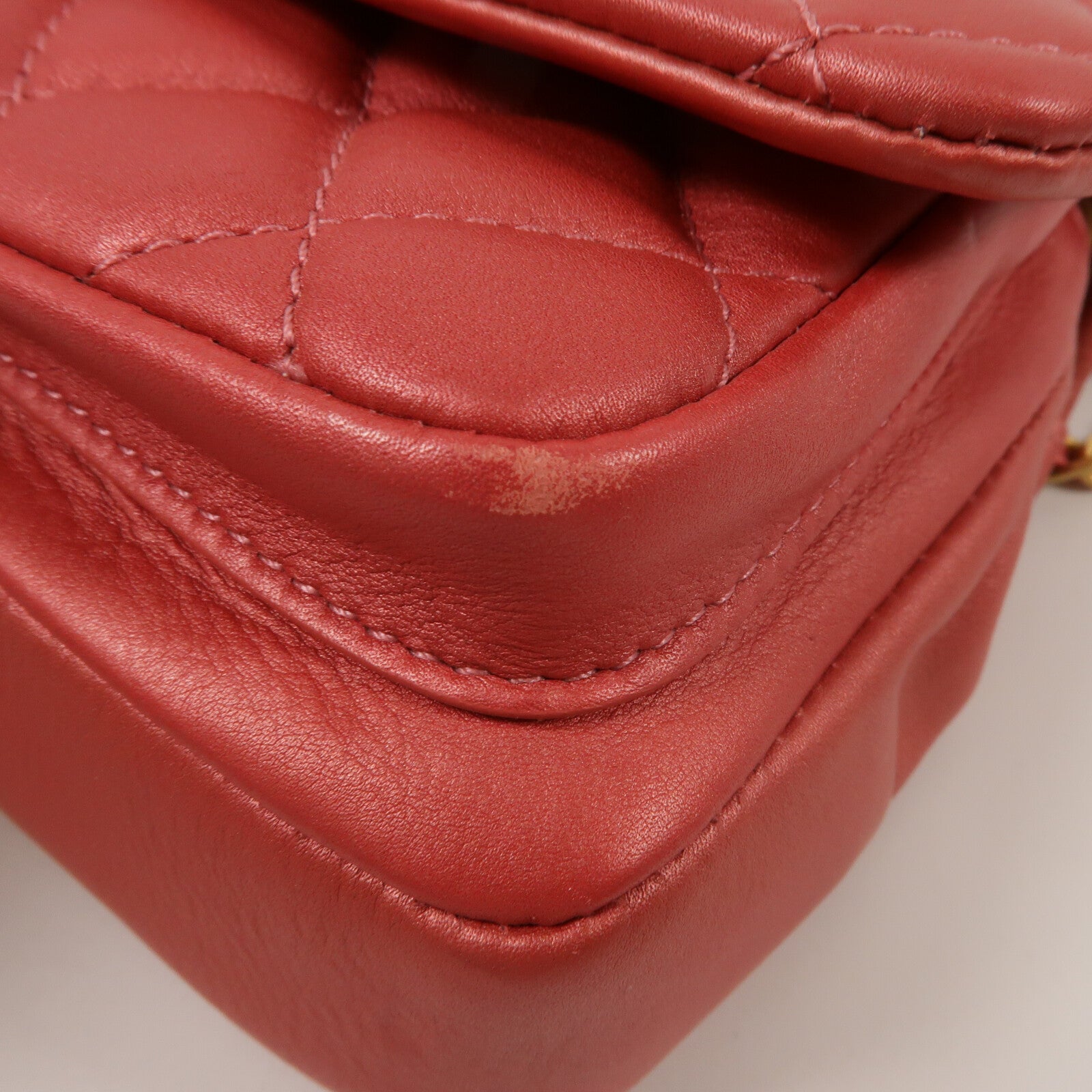 CHANEL 牛皮皮革Shoulder Bag鏈帶手挽肩背兩用袋