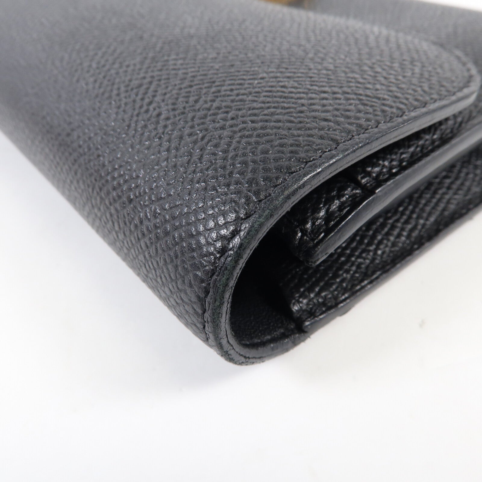 HERMES Epsom皮革Constance Wallet金扣長錢包