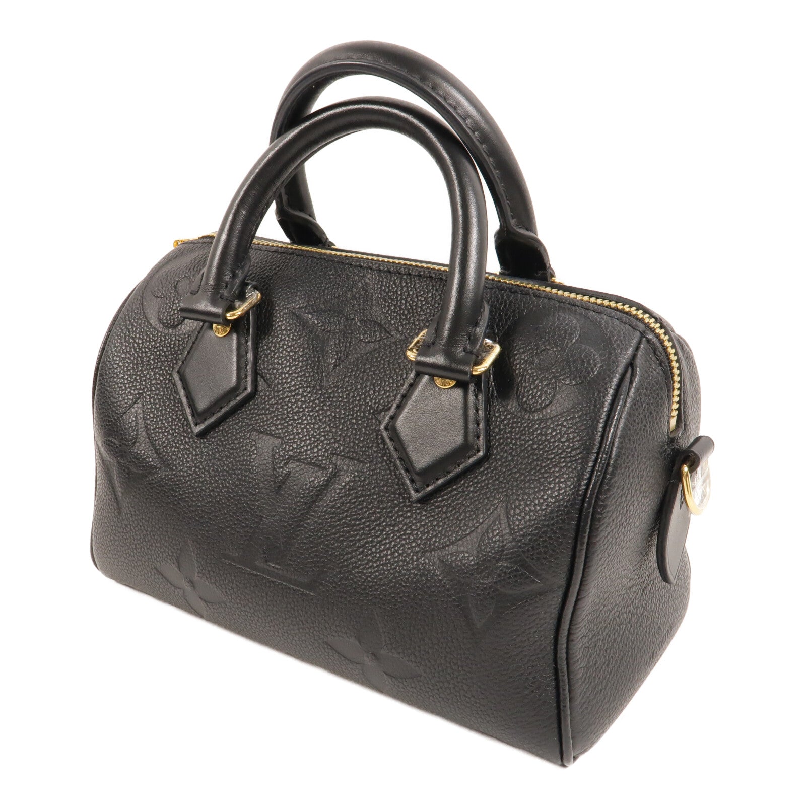 LOUIS VUITTON Monogram Empreinte Speedy Bandouliere 20手挽肩背兩用袋