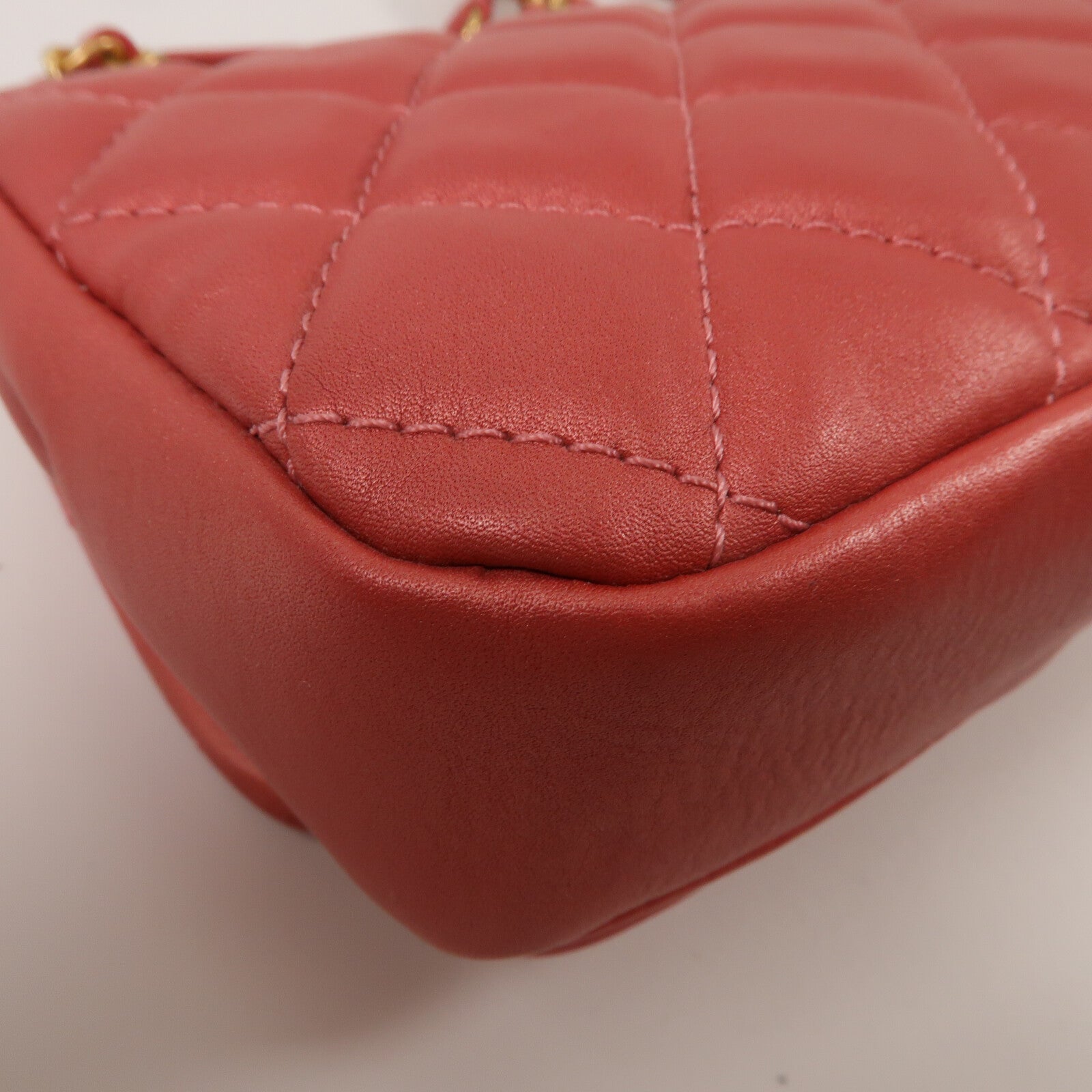 CHANEL 牛皮皮革Shoulder Bag鏈帶手挽肩背兩用袋