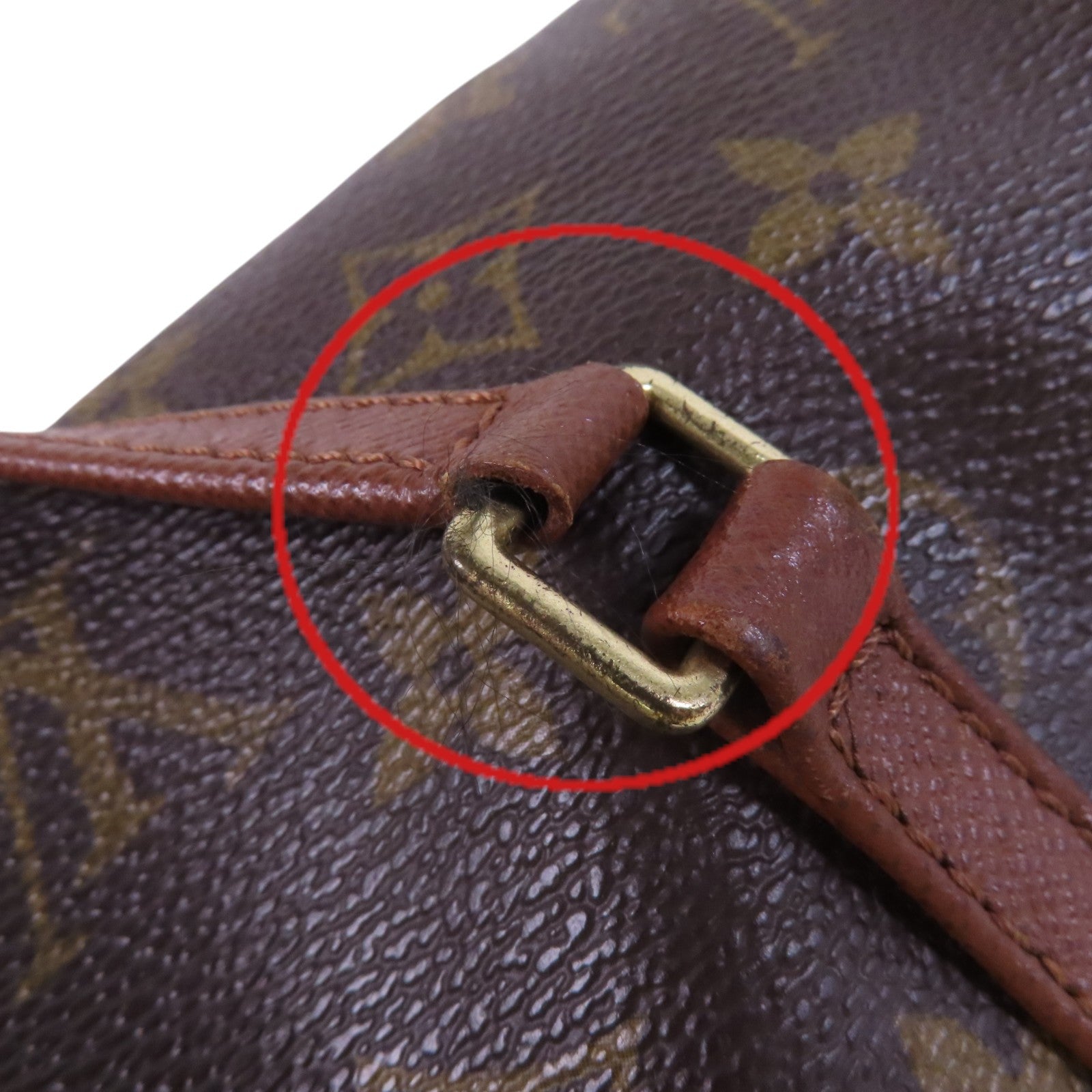 LOUIS VUITTON Monogram Papillon PM金扣手挽袋