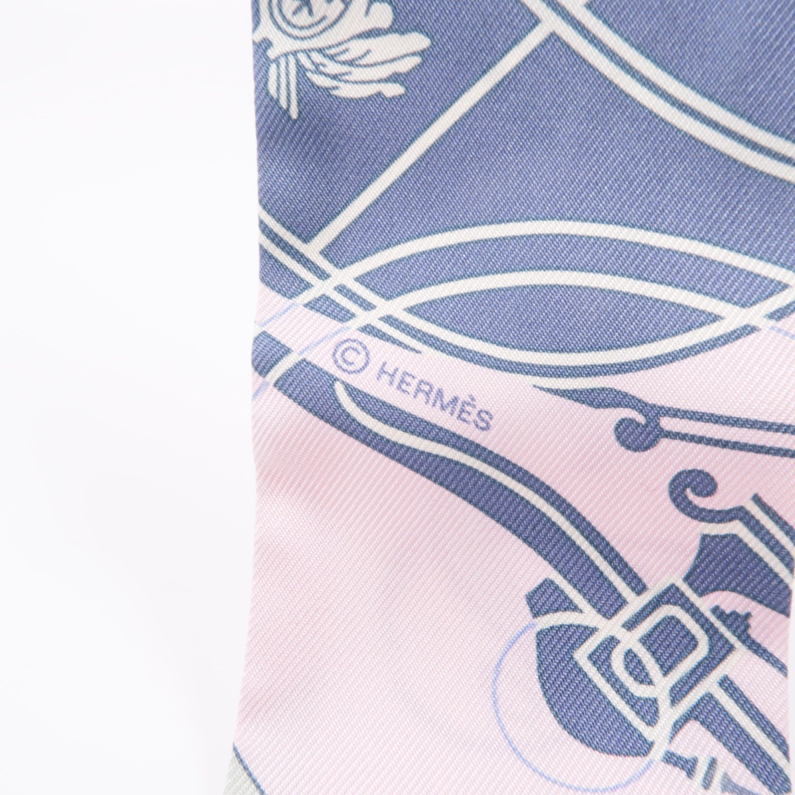 HERMES 絲質Twilly絲巾