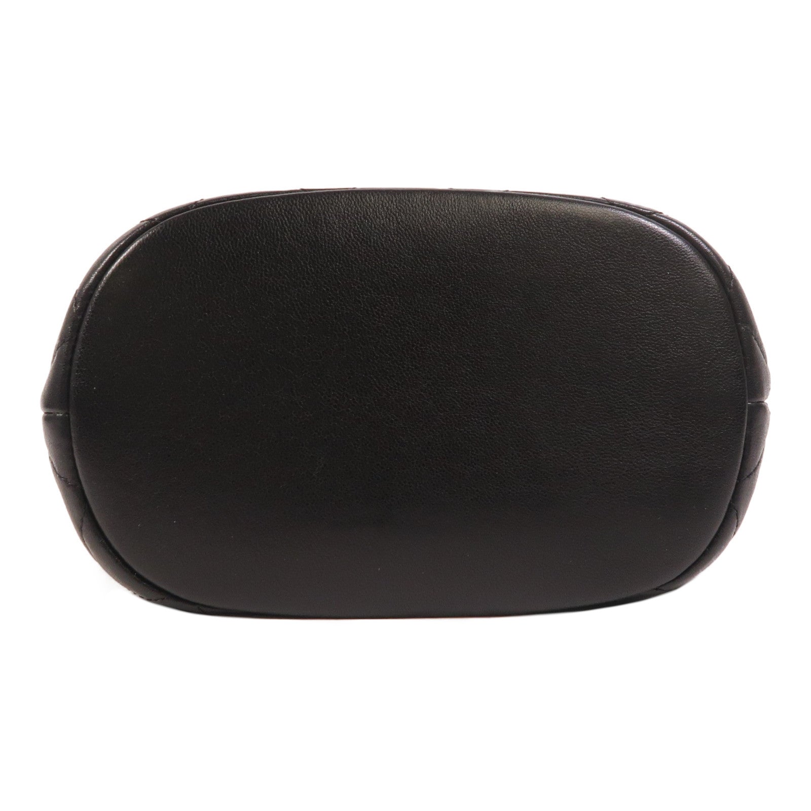CHANEL 羊皮皮革Bucket Bag金扣鏈帶肩背袋