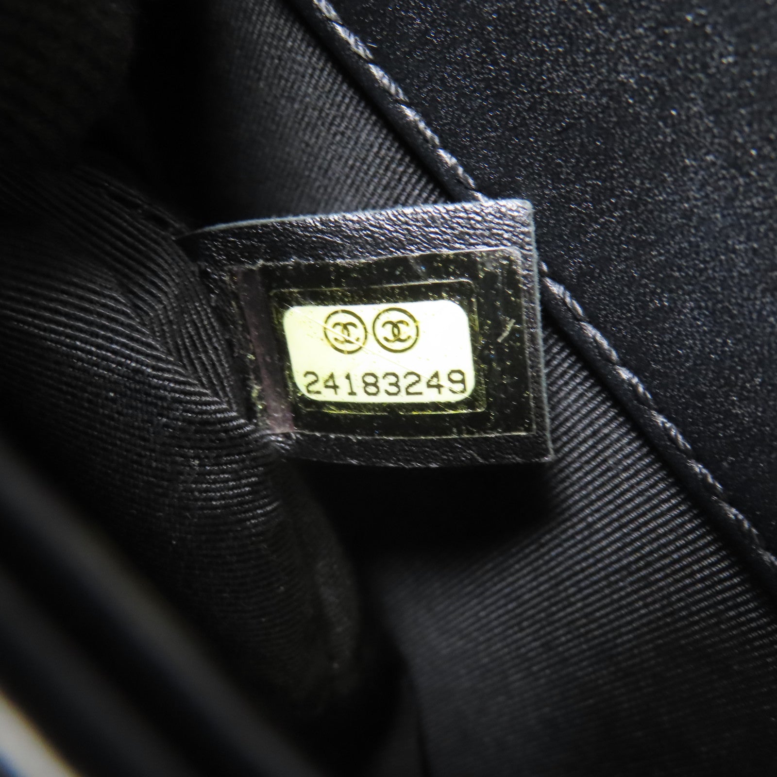CHANEL 羊皮皮革Chain Shoulder銀扣鏈帶肩背袋