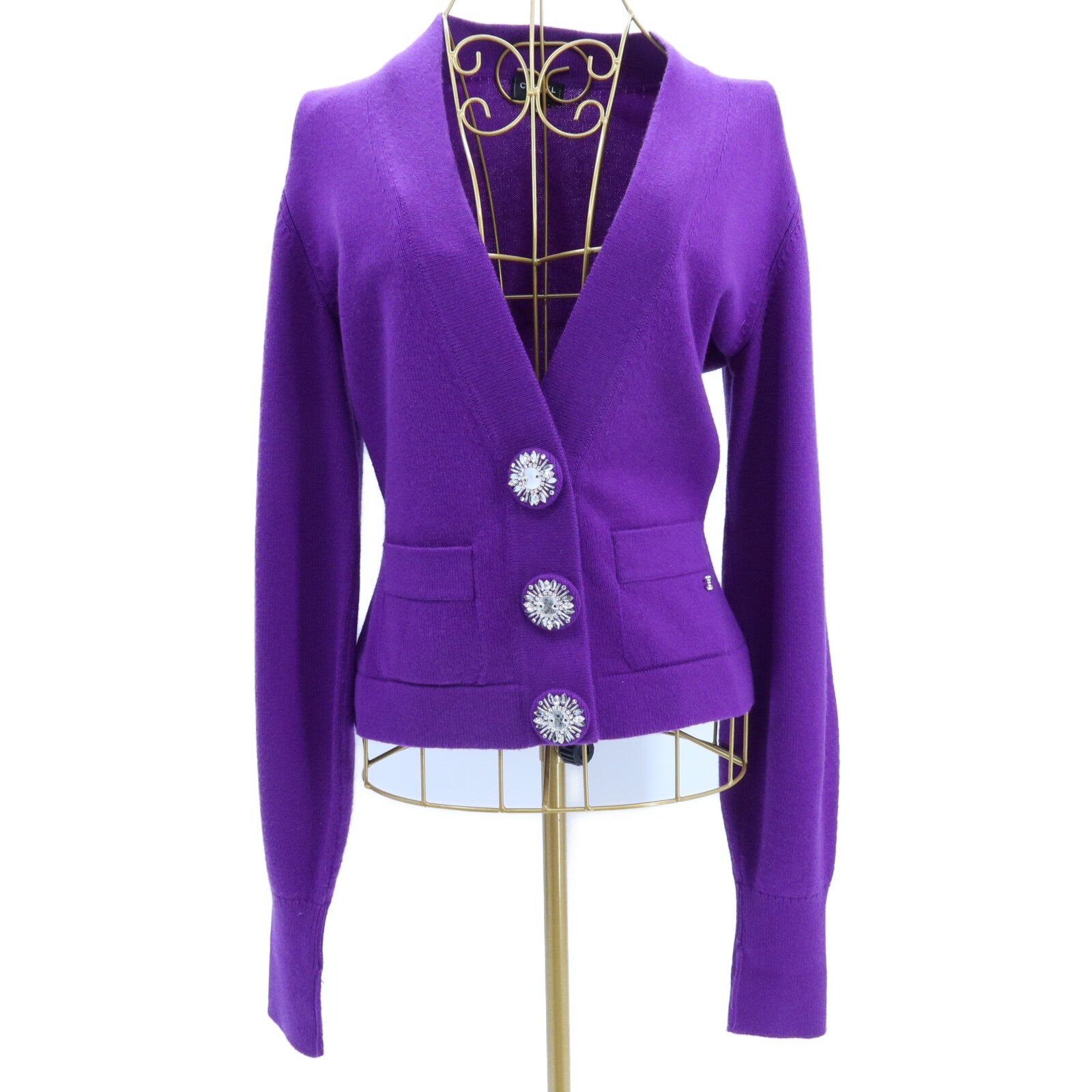 CHANEL Cashmere/Elastane Metiers D'art Look 7針織