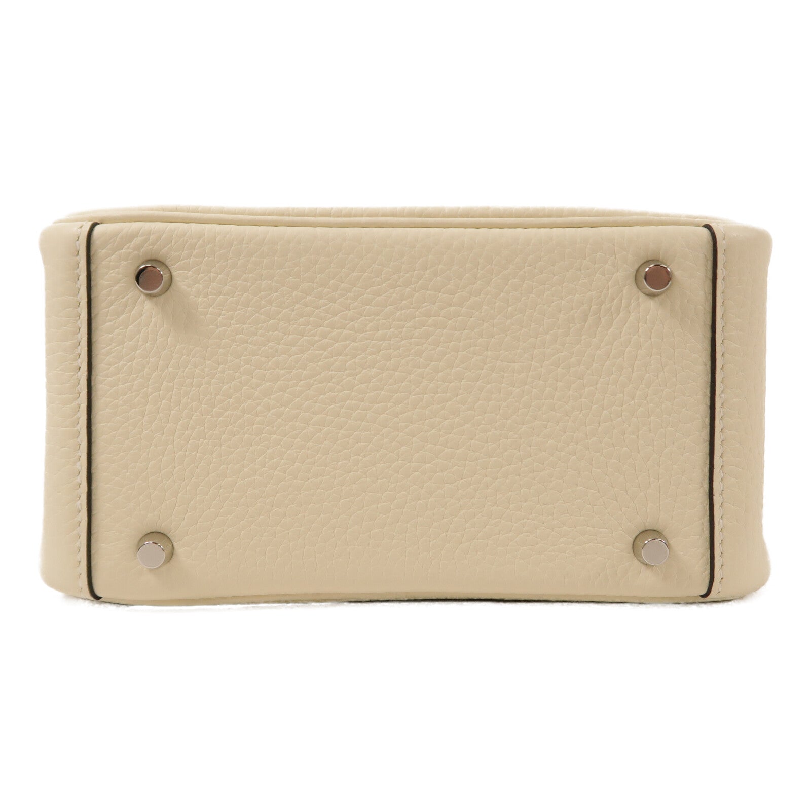 HERMES Clemence皮革Mini Lindy手挽肩背兩用袋