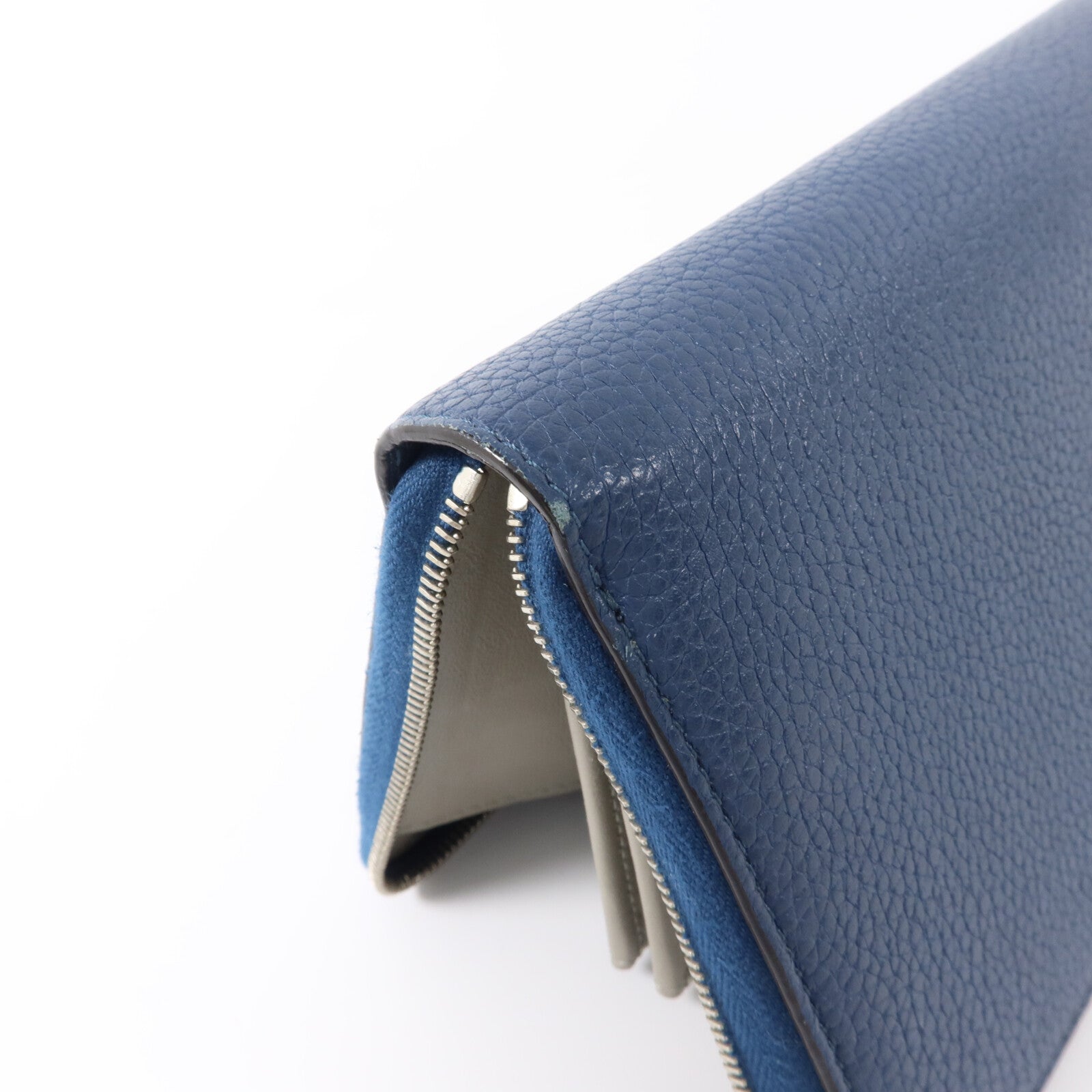 CELINE 牛皮皮革Zipper Long Wallet長錢包