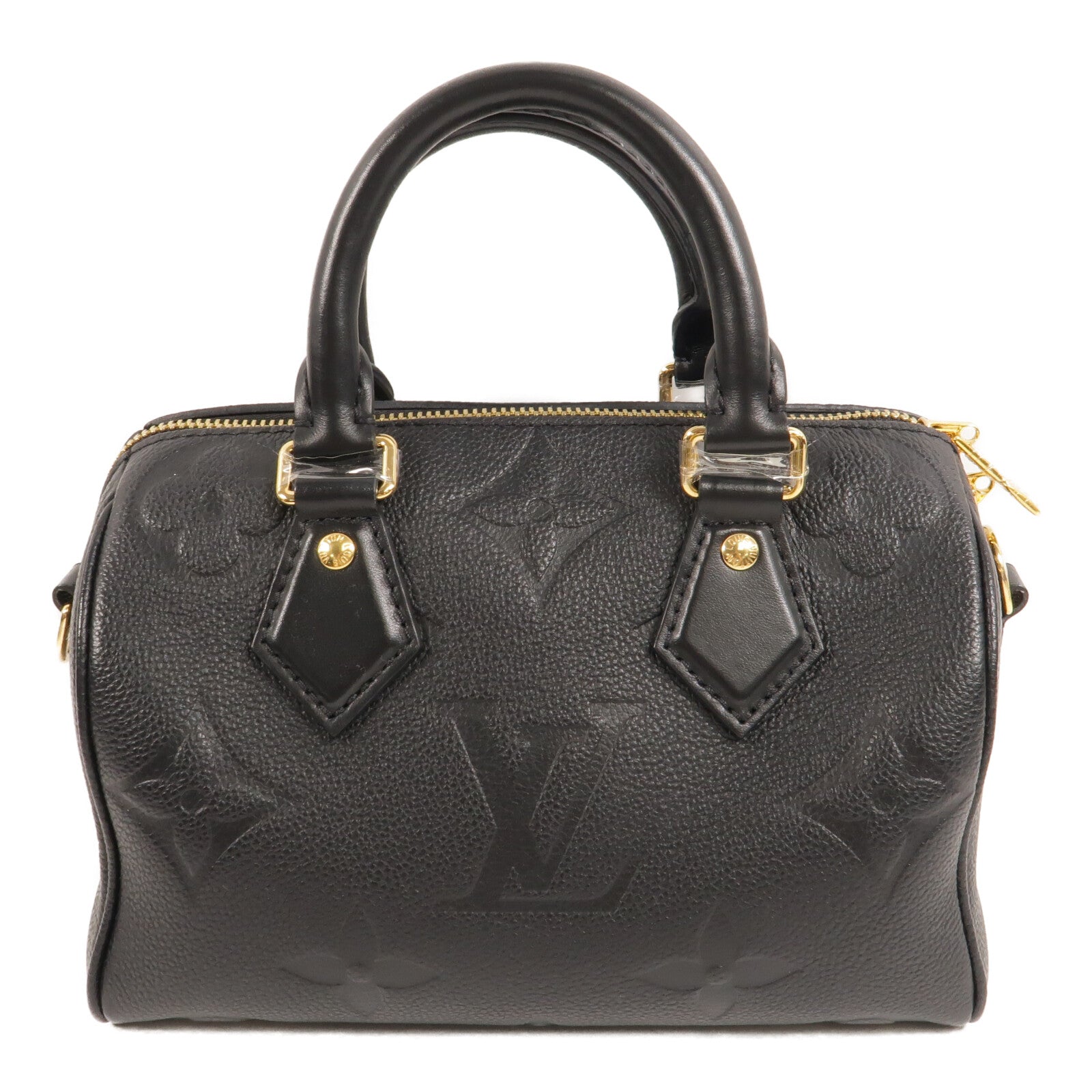 LOUIS VUITTON Monogram Empreinte Speedy Bandouliere 20手挽肩背兩用袋