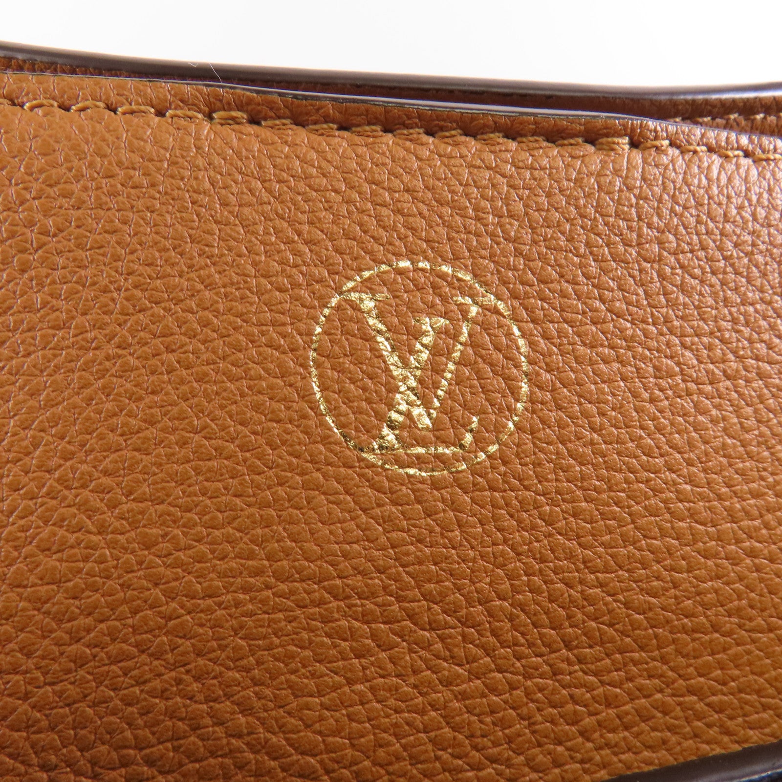 LOUIS VUITTON 【激減優惠】Monogram/牛皮皮革On My Side MM金扣手挽肩背兩用袋