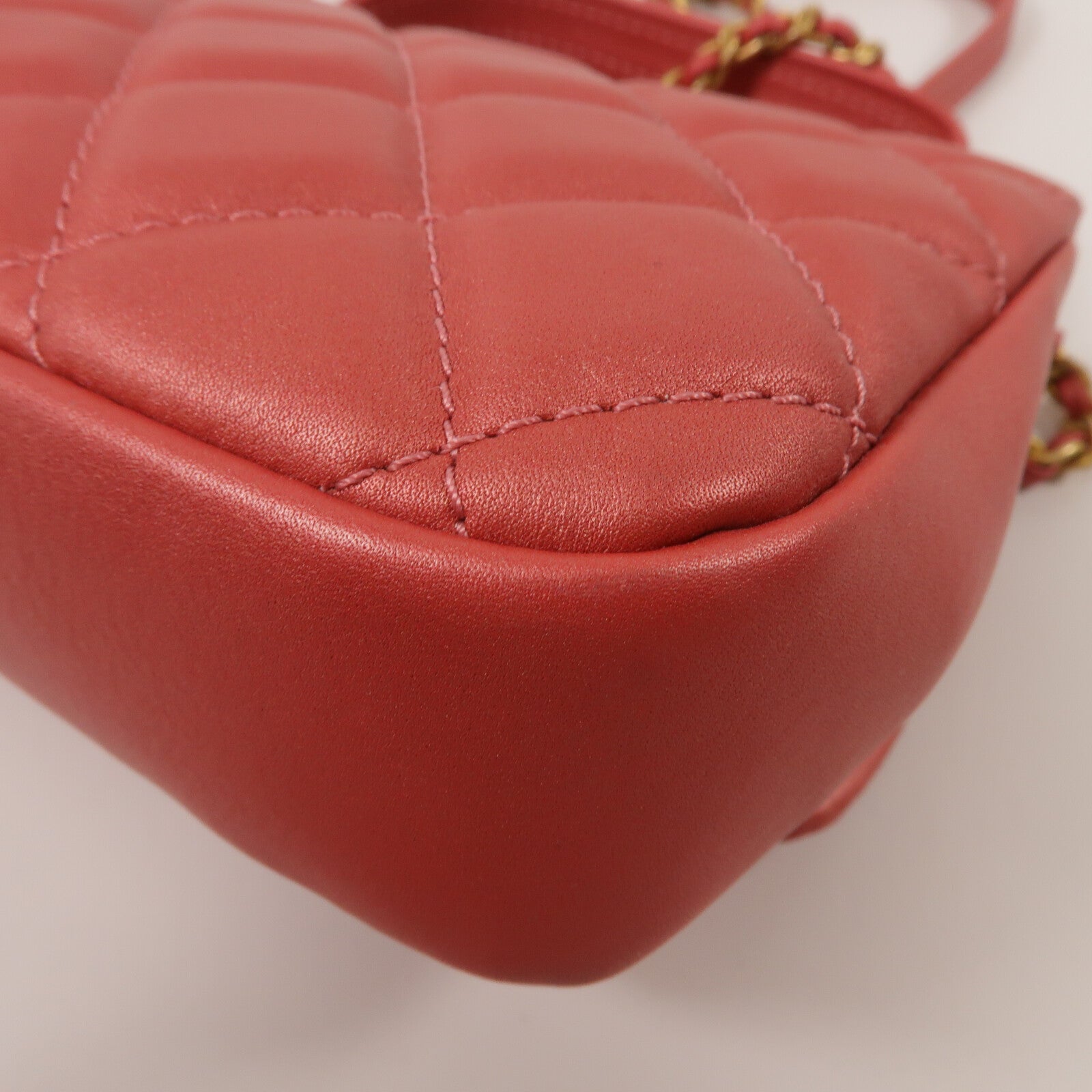 CHANEL 牛皮皮革Shoulder Bag鏈帶手挽肩背兩用袋