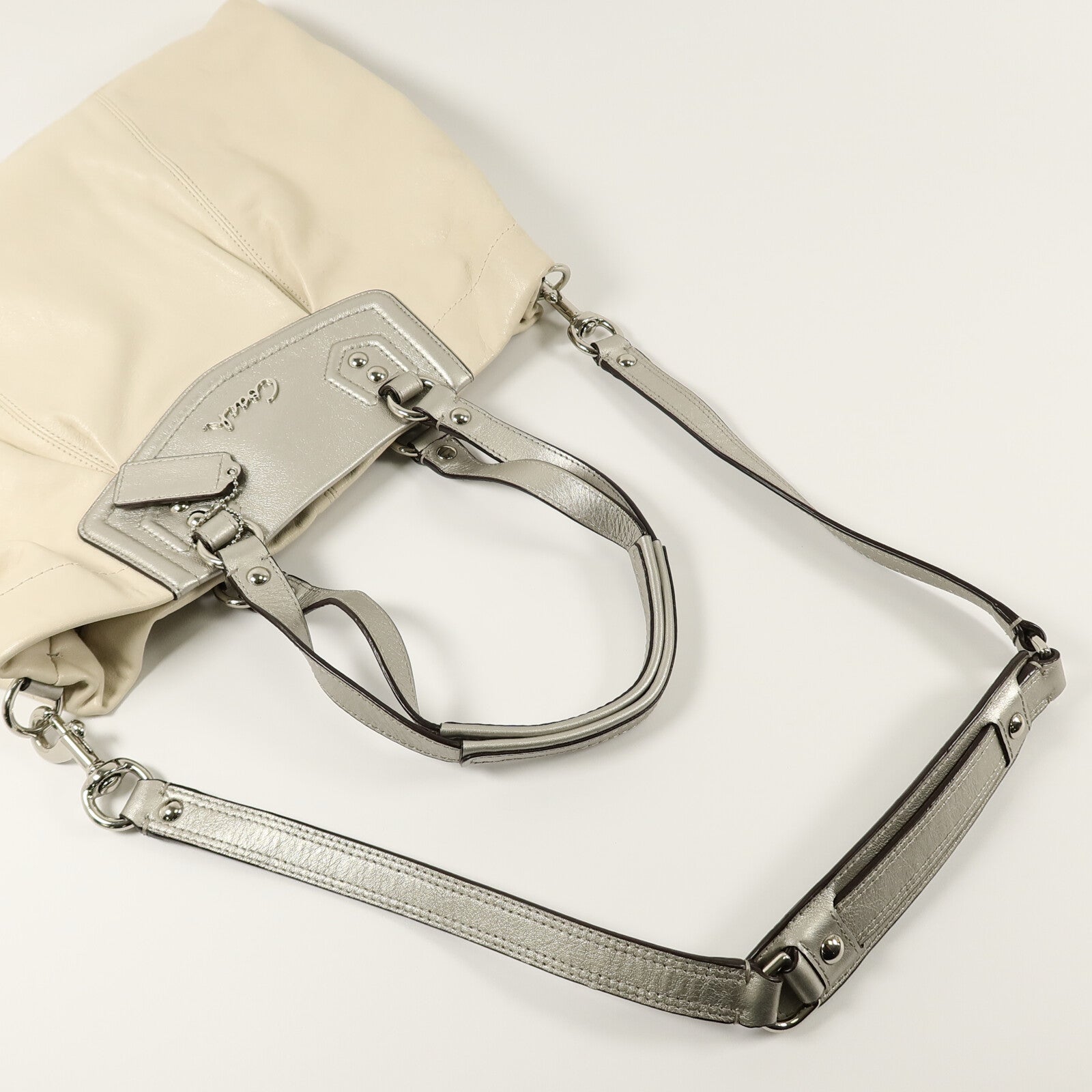 COACH 牛皮皮革Shoulder Bag手挽肩背兩用袋