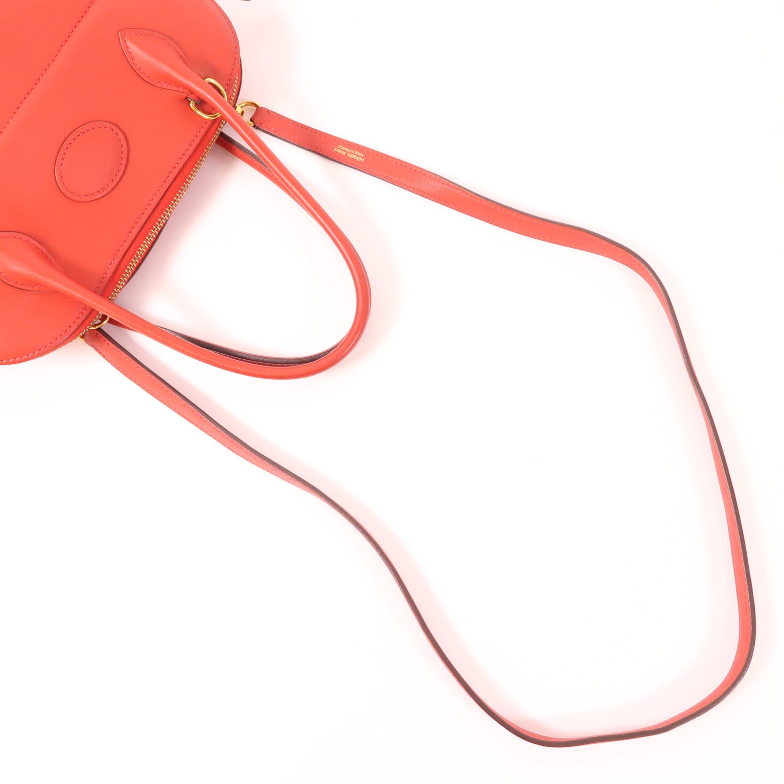 HERMES Swift皮革Bolide 27金扣手挽肩背兩用袋