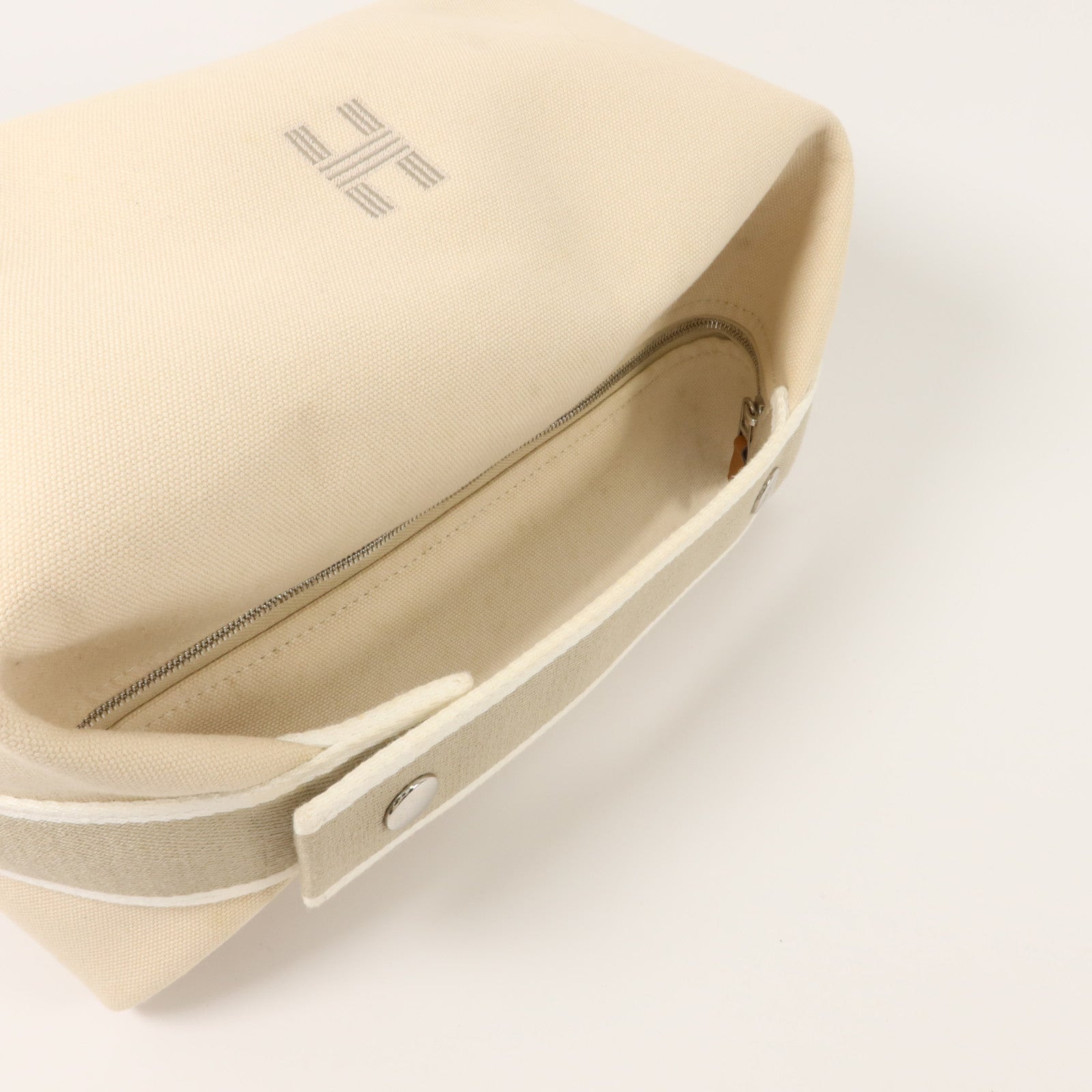 HERMES 帆布Bride a Brac GM手挽袋