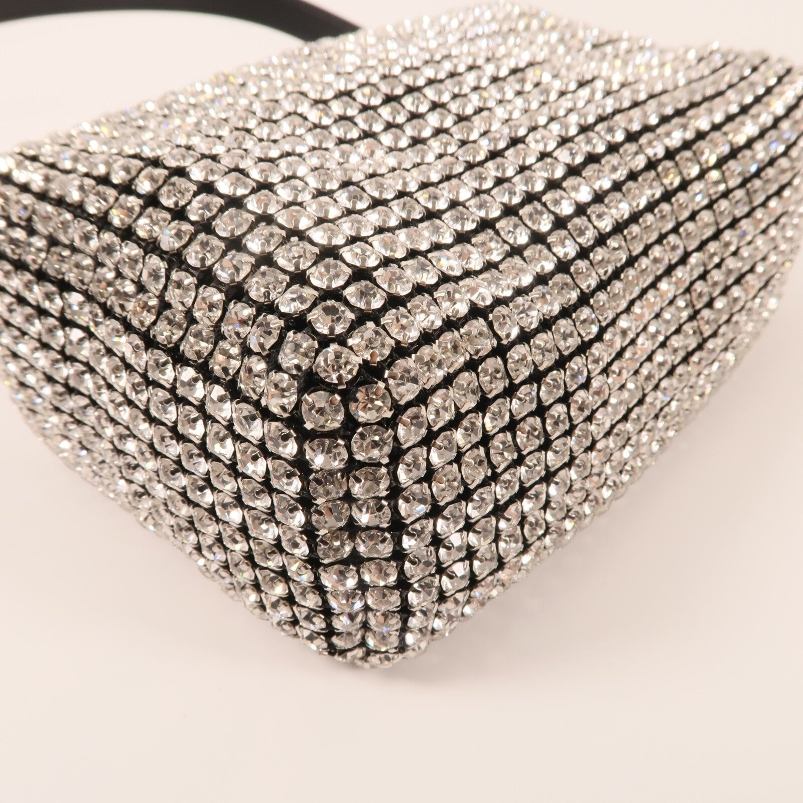 Alexander Wang 水晶Alexander Wang Heiress Crystal Bag銀扣手挽袋