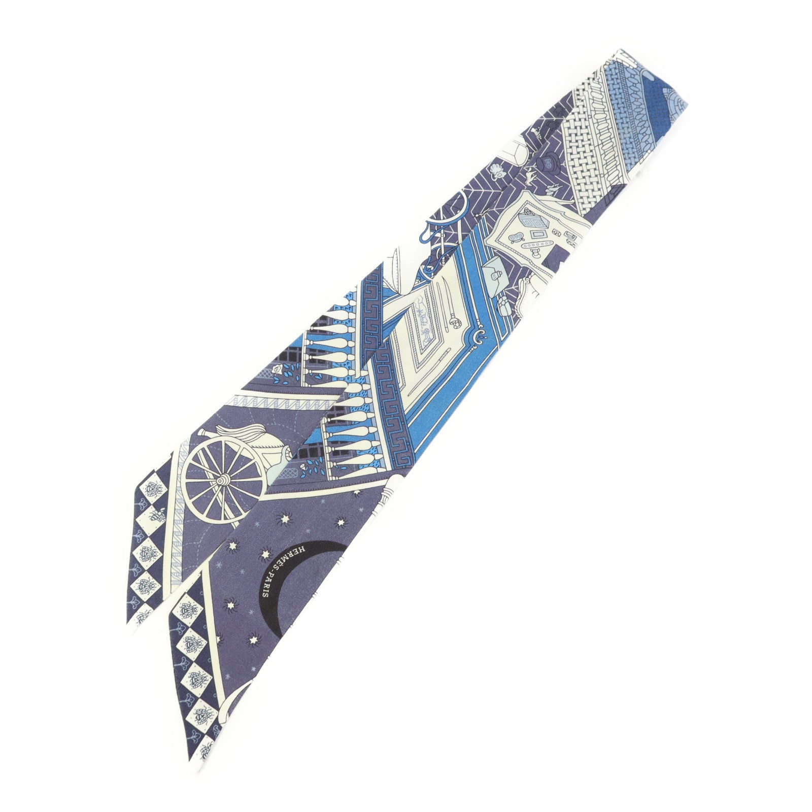 HERMES 絲質Twilly絲巾