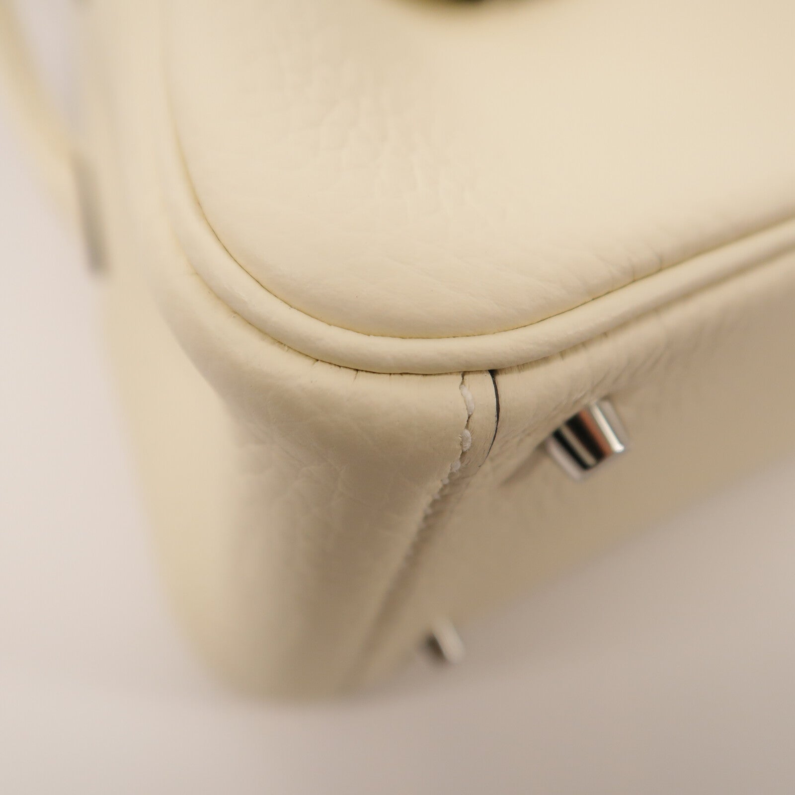HERMES Clemence皮革Mini Lindy手挽肩背兩用袋