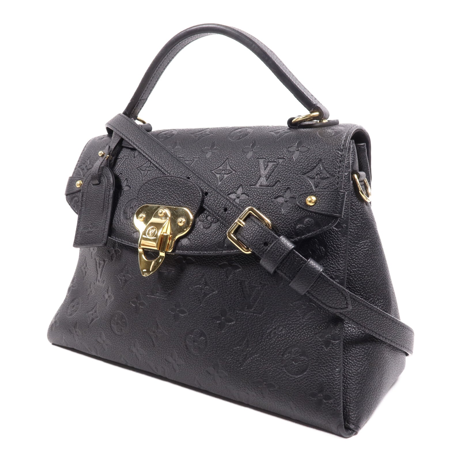 LOUIS VUITTON Monogram Empreinte Georges金扣手挽肩背兩用袋