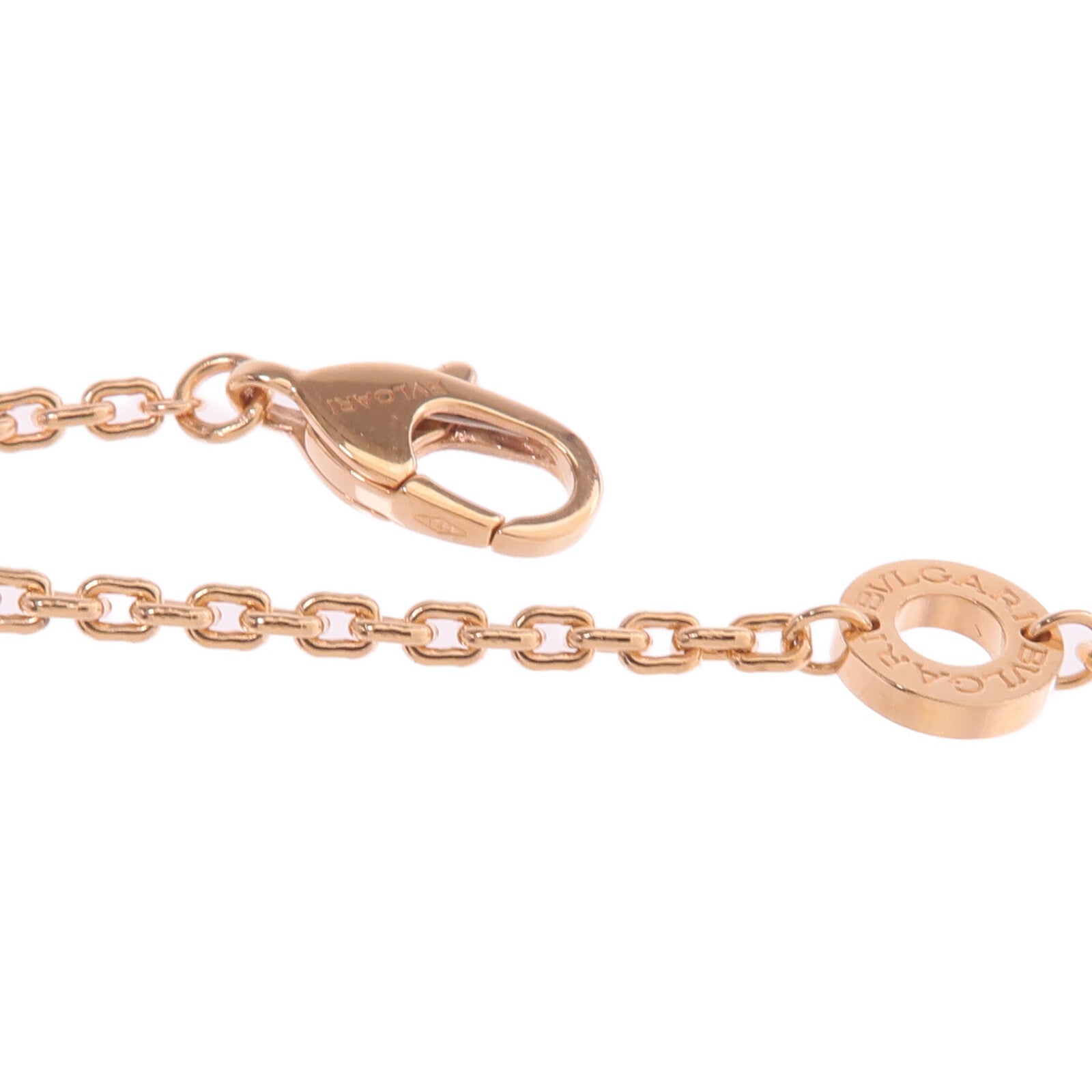 BVLGARI 18K玫瑰金Serpenti Viper Necklace紅寶石項鍊
