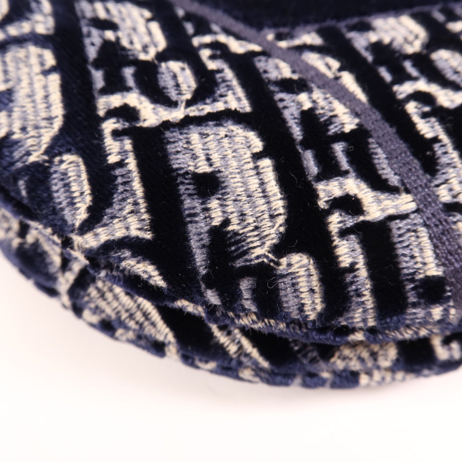 Dior 帆布Saddle金扣手挽袋