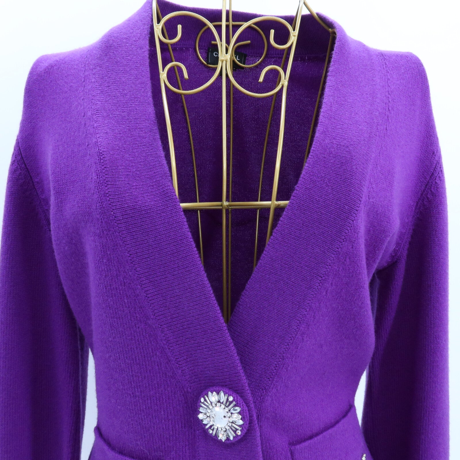 CHANEL Cashmere/Elastane Metiers D'art Look 7針織