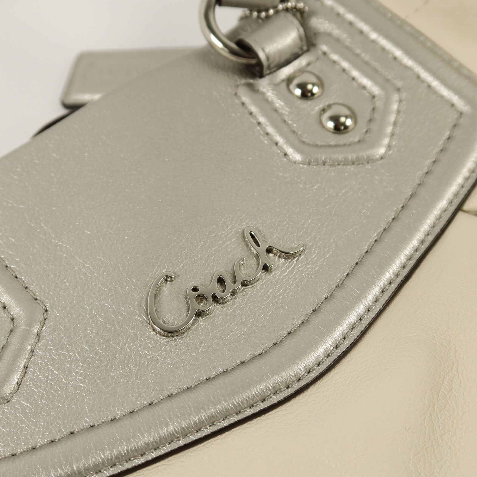 COACH 牛皮皮革Shoulder Bag手挽肩背兩用袋
