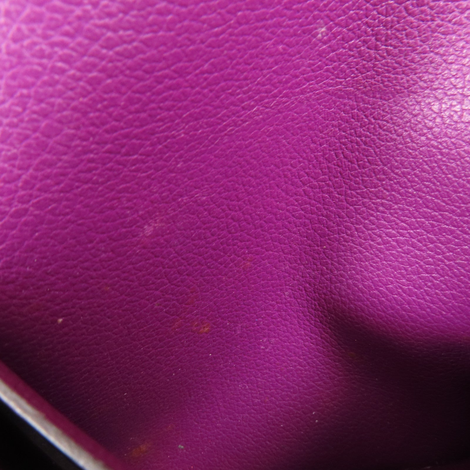 HERMES Evercolor皮革Constance Wallet金扣錢包Anemone