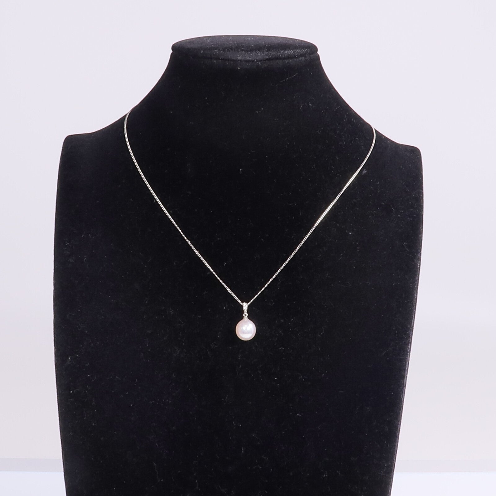 JEWELRY PT850/PT900鉑金Pearl Diamond Necklace珍珠/鑽石項鍊